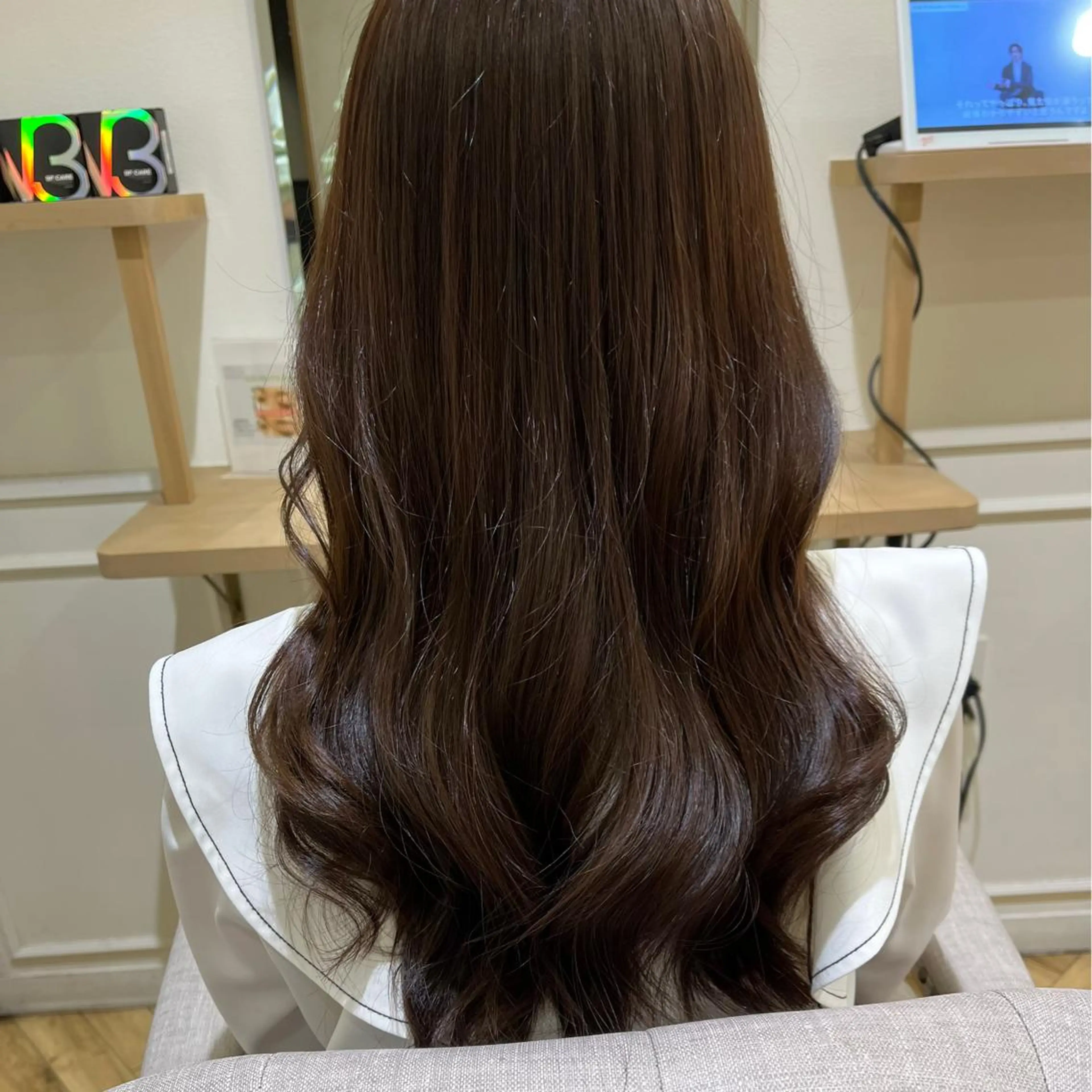 ロング カット ヘアカラー トリートメント 韓国ﾍｱ&ｼｮｰﾄ ボブ💜桑原のヘアスタイル