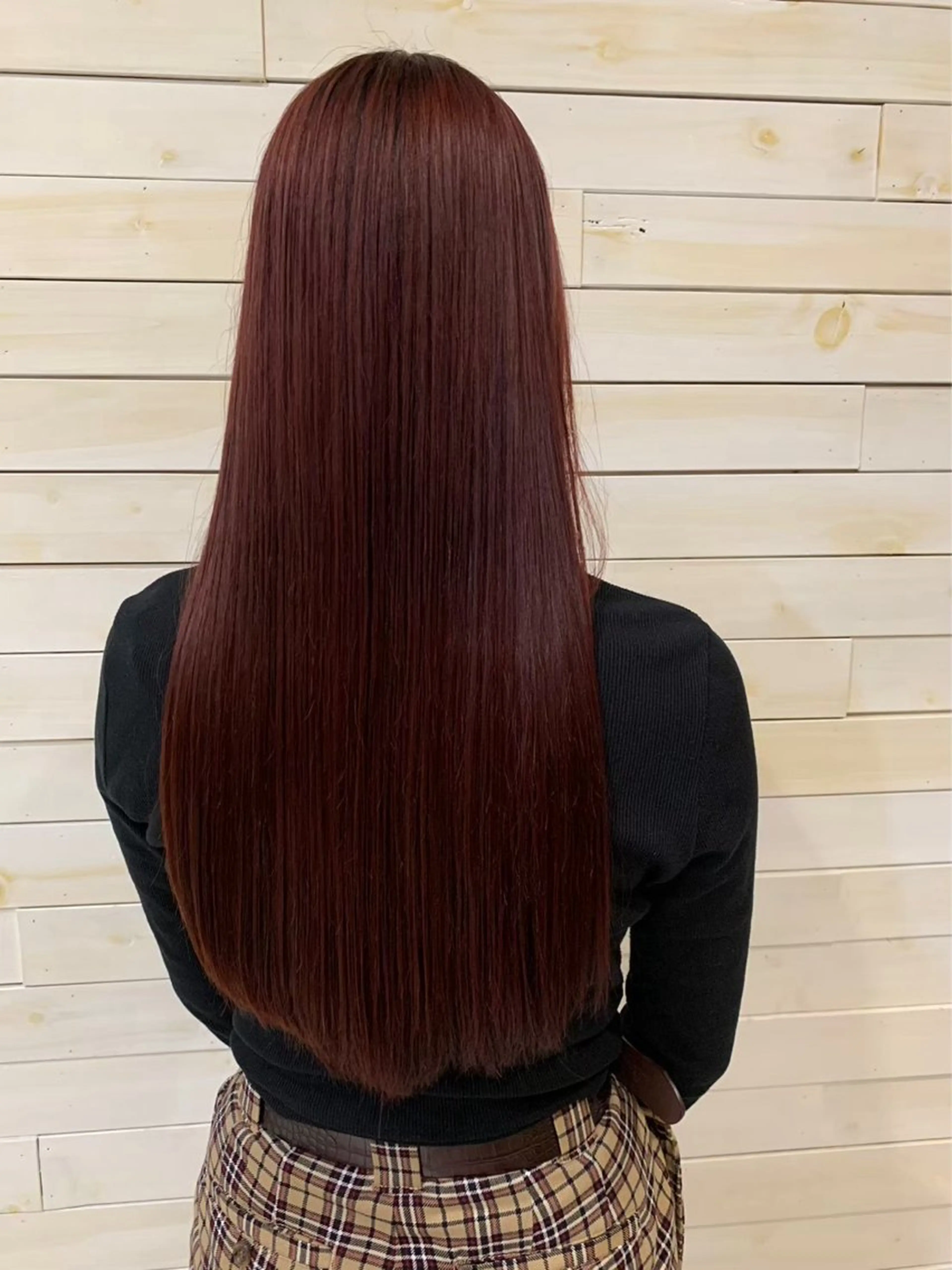 🤍写真OK限定(後ろ姿)🤍うるツヤ暖色カラー🍓➕艶感トリートメント🫧の写真