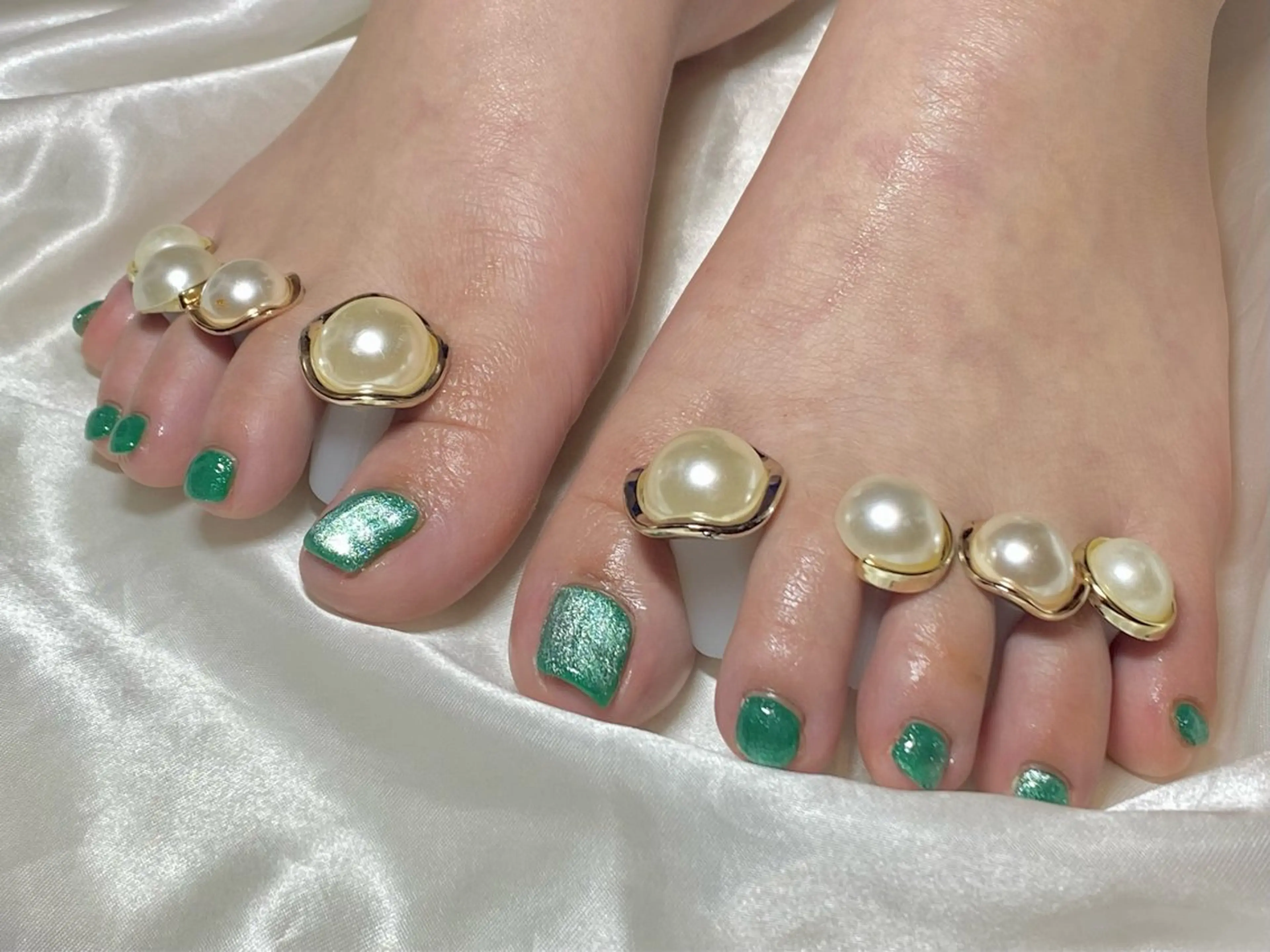 キッズ ネイル フットネイル マグネットネイル 夏ネイル フットネイル おうちネイルサロン RINAのその他イメージ