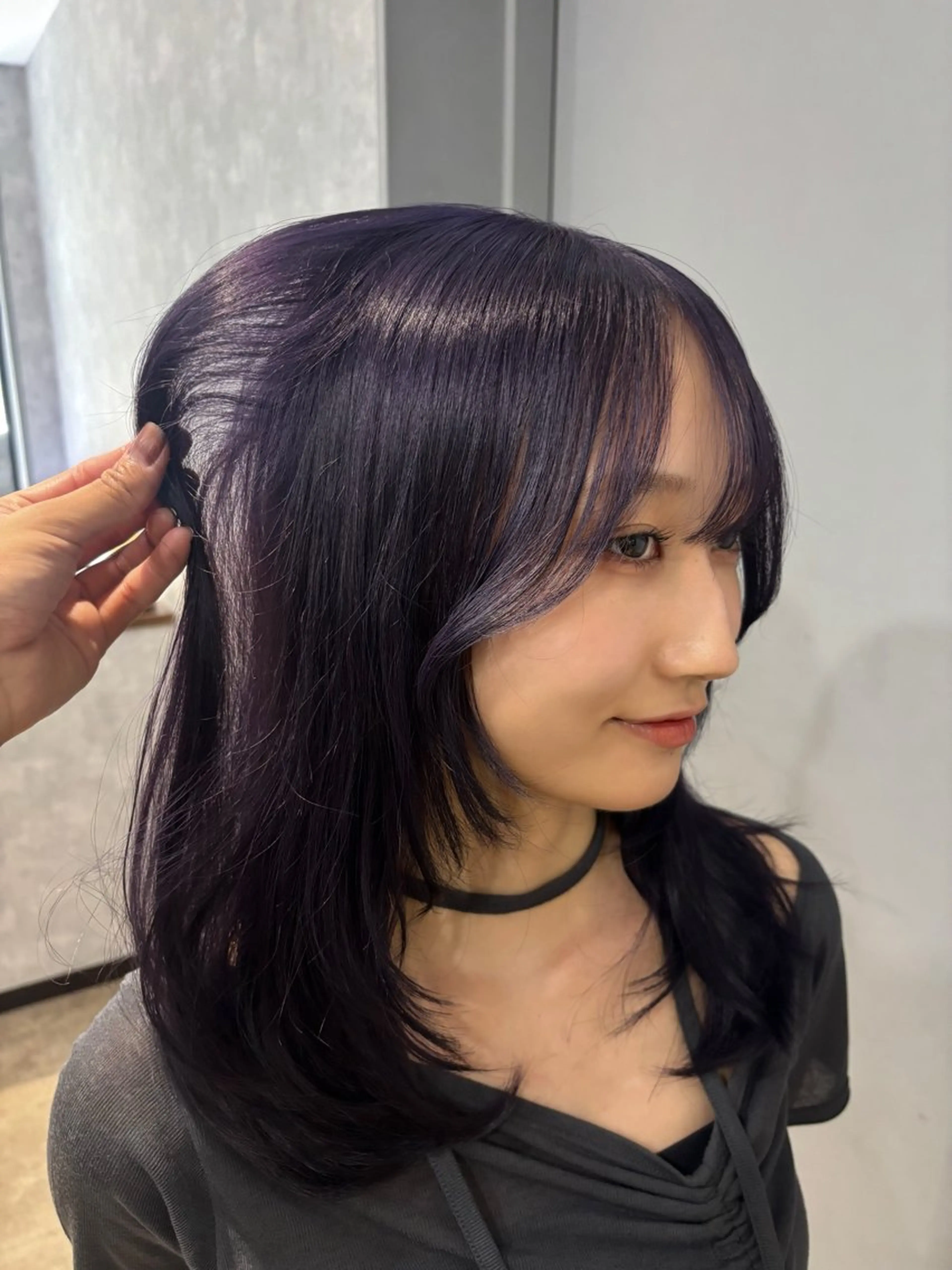 セミロング カラー 🌐NATSUMI 🌐【寒色カラー】のヘアスタイル