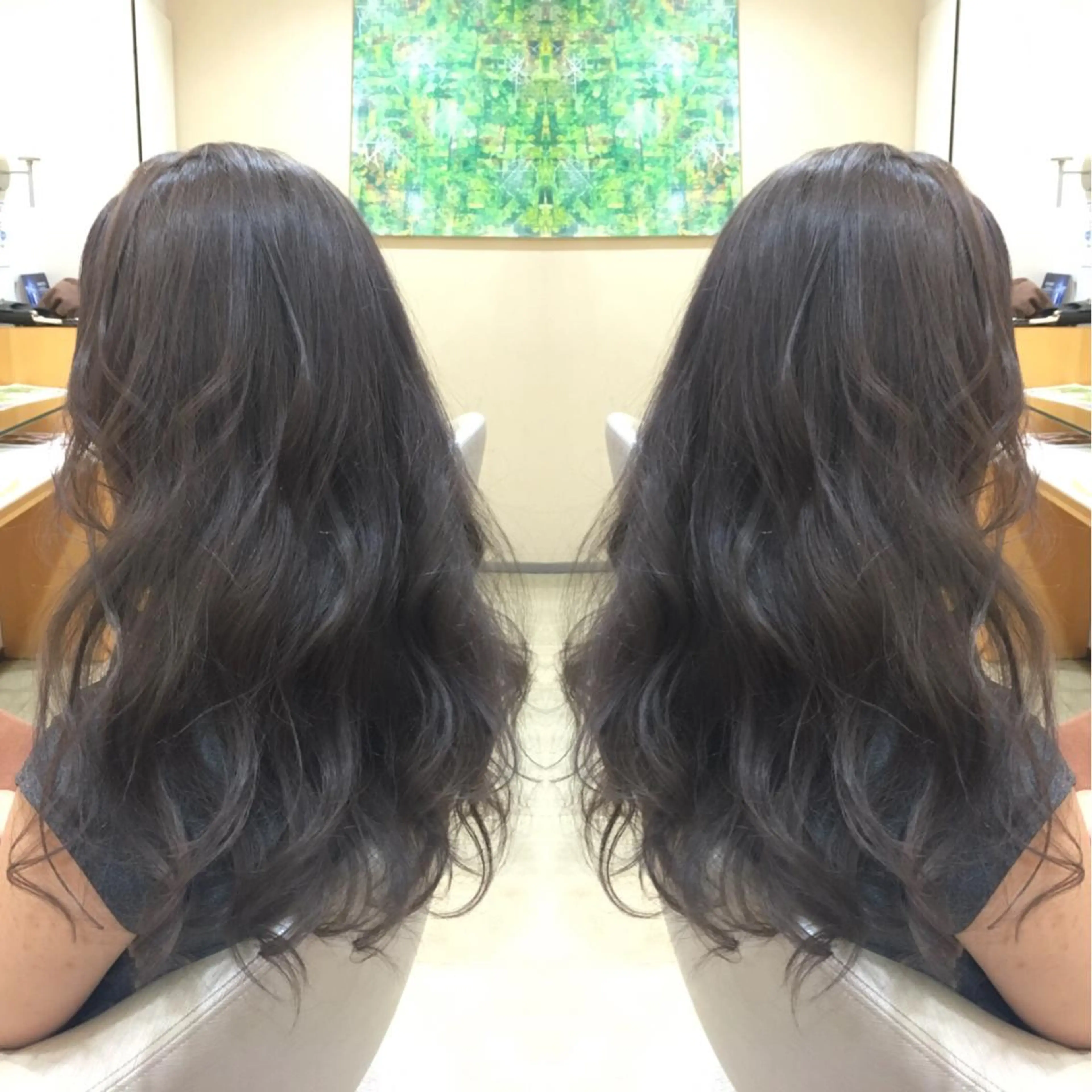 ロング カラー アッシュ 🐝肥田 しょーと🐝のヘアスタイル