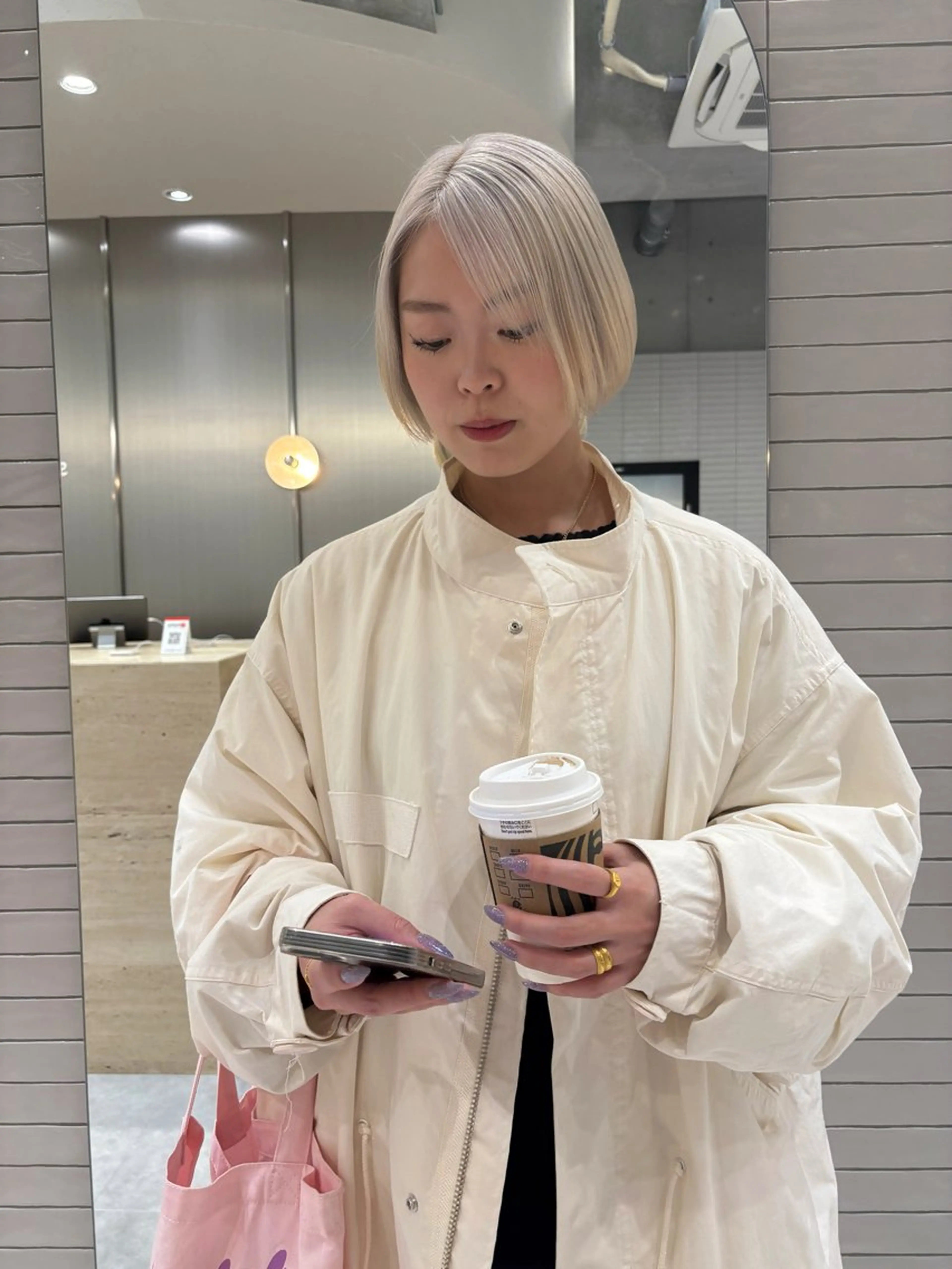 ショート カラー カット ヘアカラー 吉武 茂暉のヘアスタイル