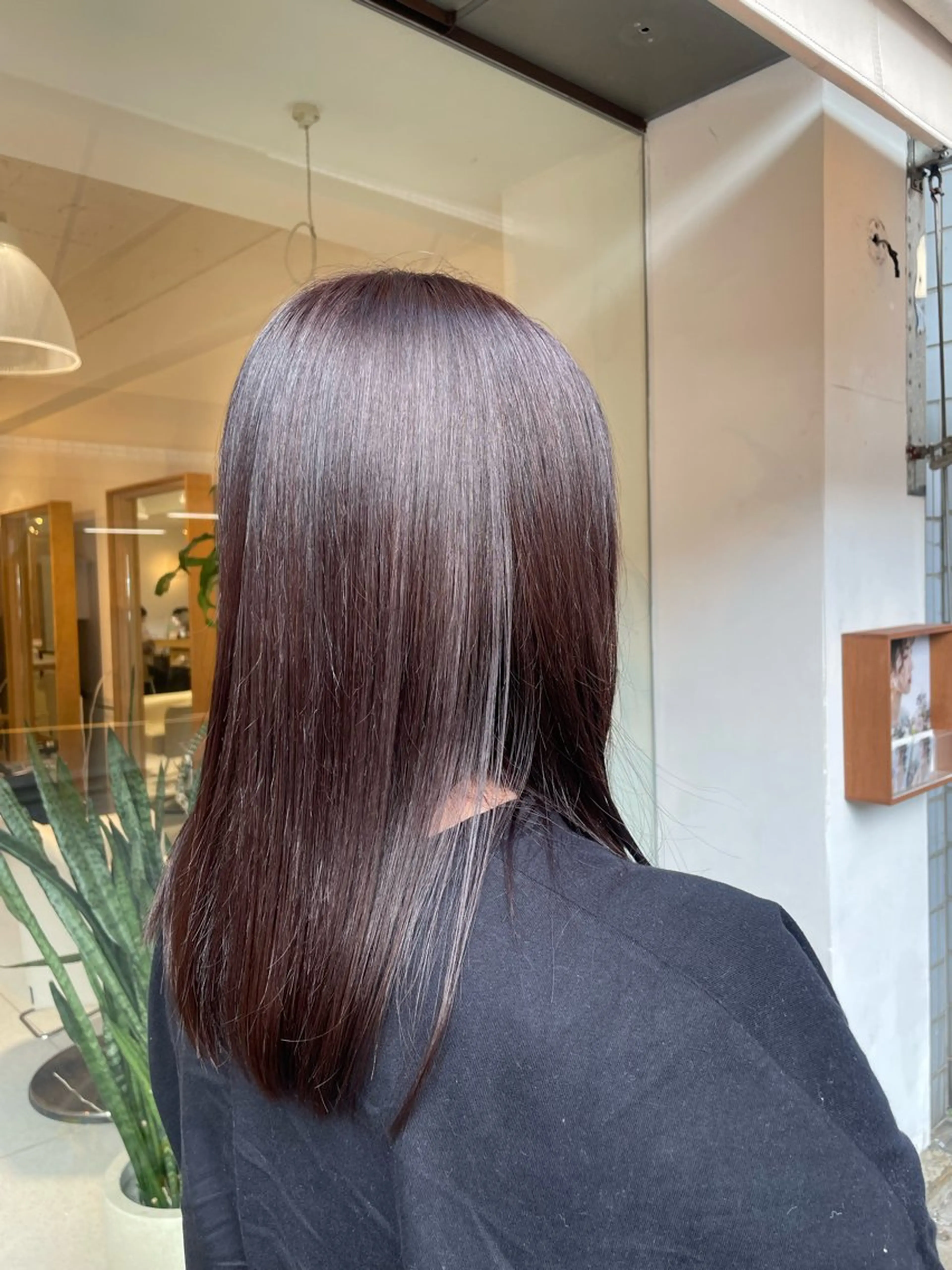 ミディアム ミディアムパーマ 縮毛矯正 福田 千尋のヘアスタイル