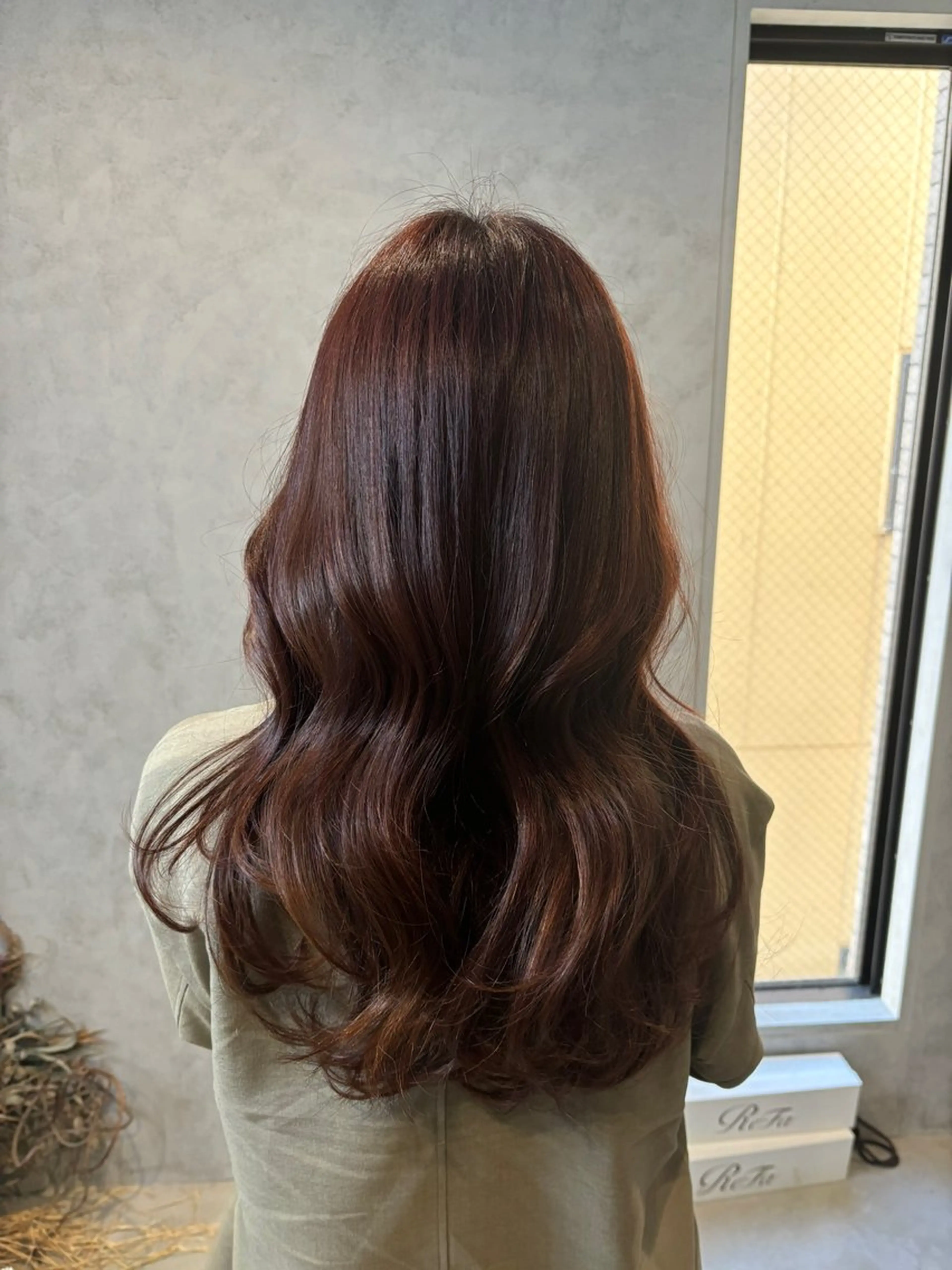 🌟人気メニュー🌟前髪カット＋ワンカラー＋高保湿トリートメント(シャンプー・ブロー込み)の写真