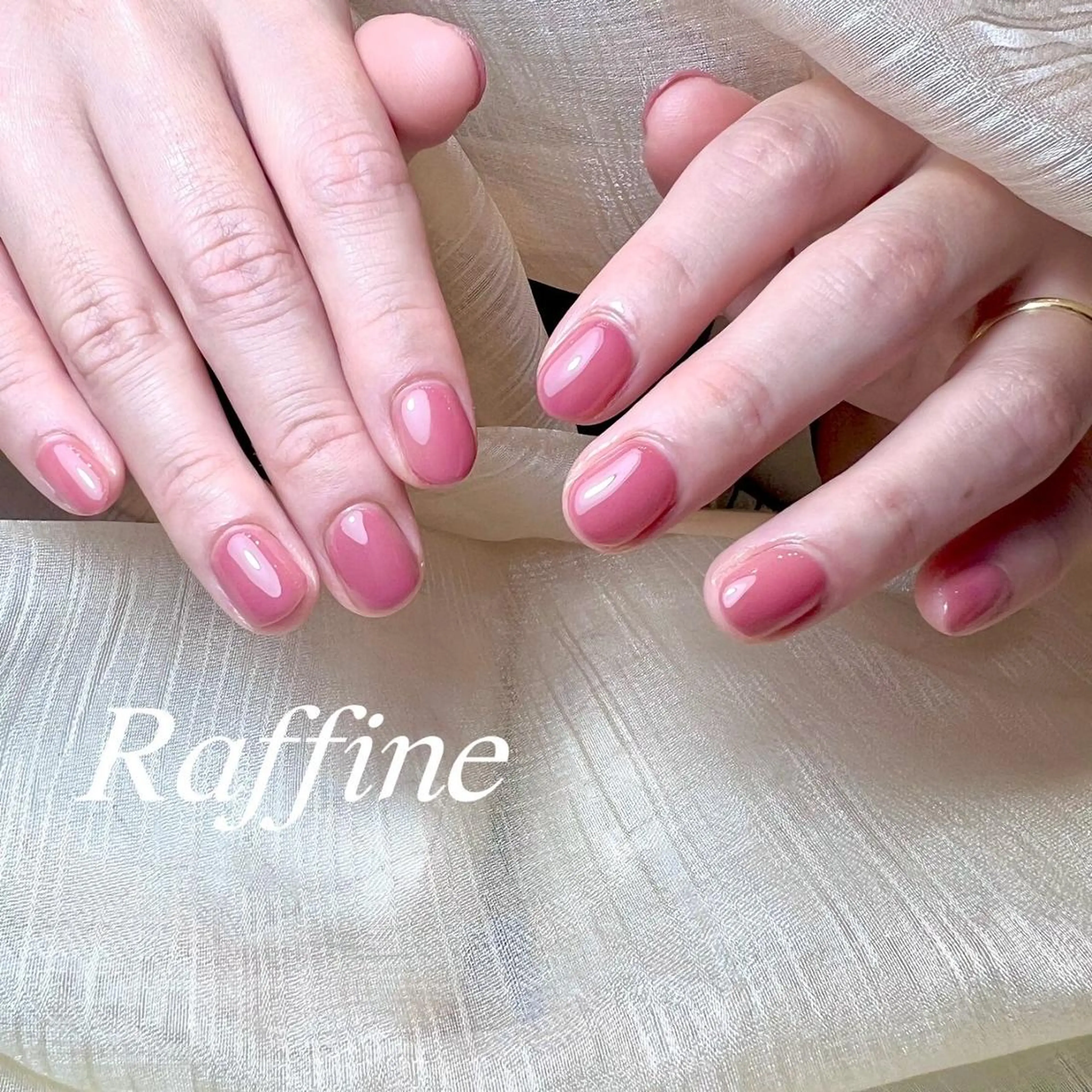 ネイル RAFFINE 月🦋🩵のネイルデザイン