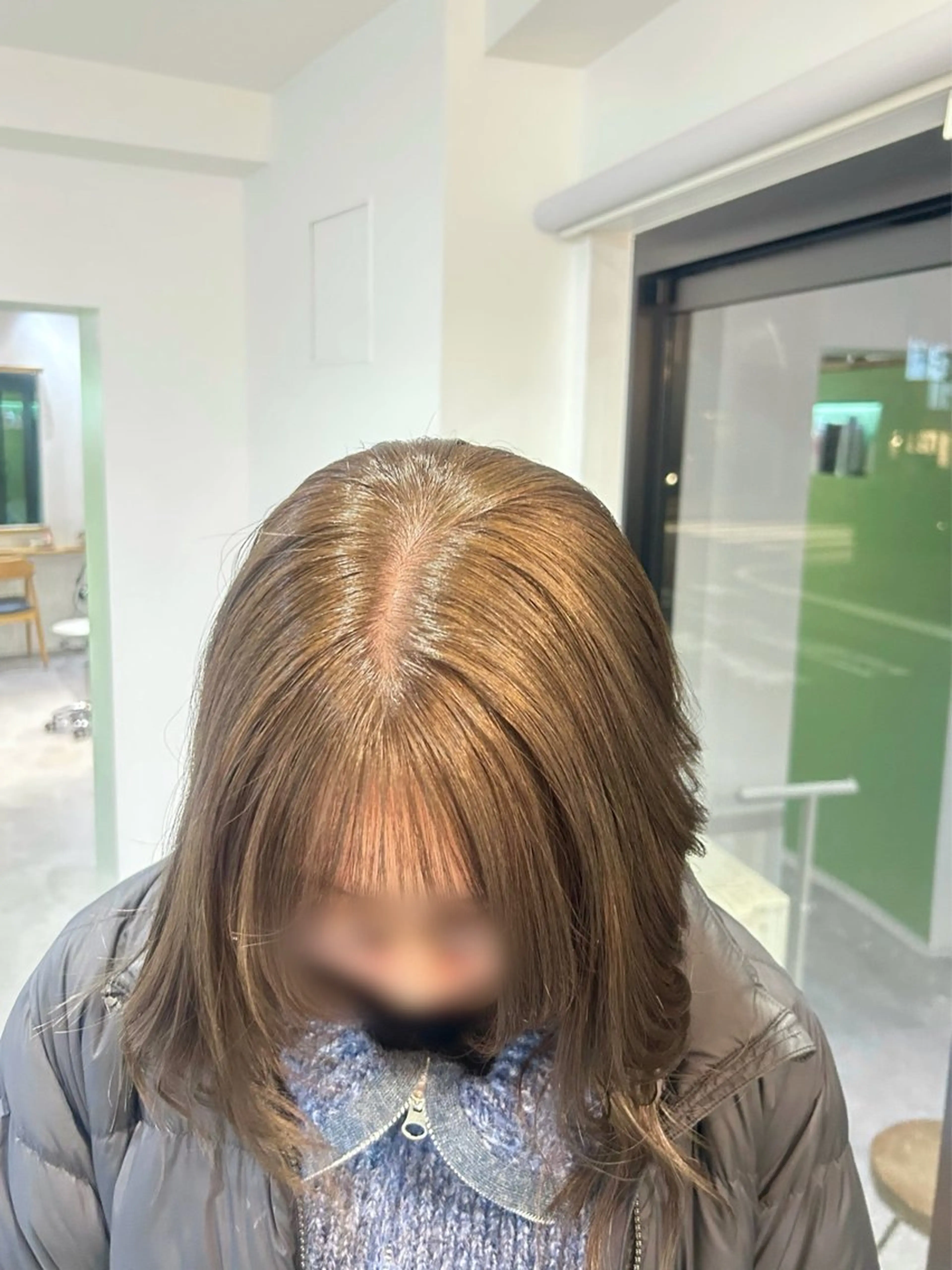 セミロング ヘアカラー hair salon e.m.所属・e.m. マヒロのヘアスタイル