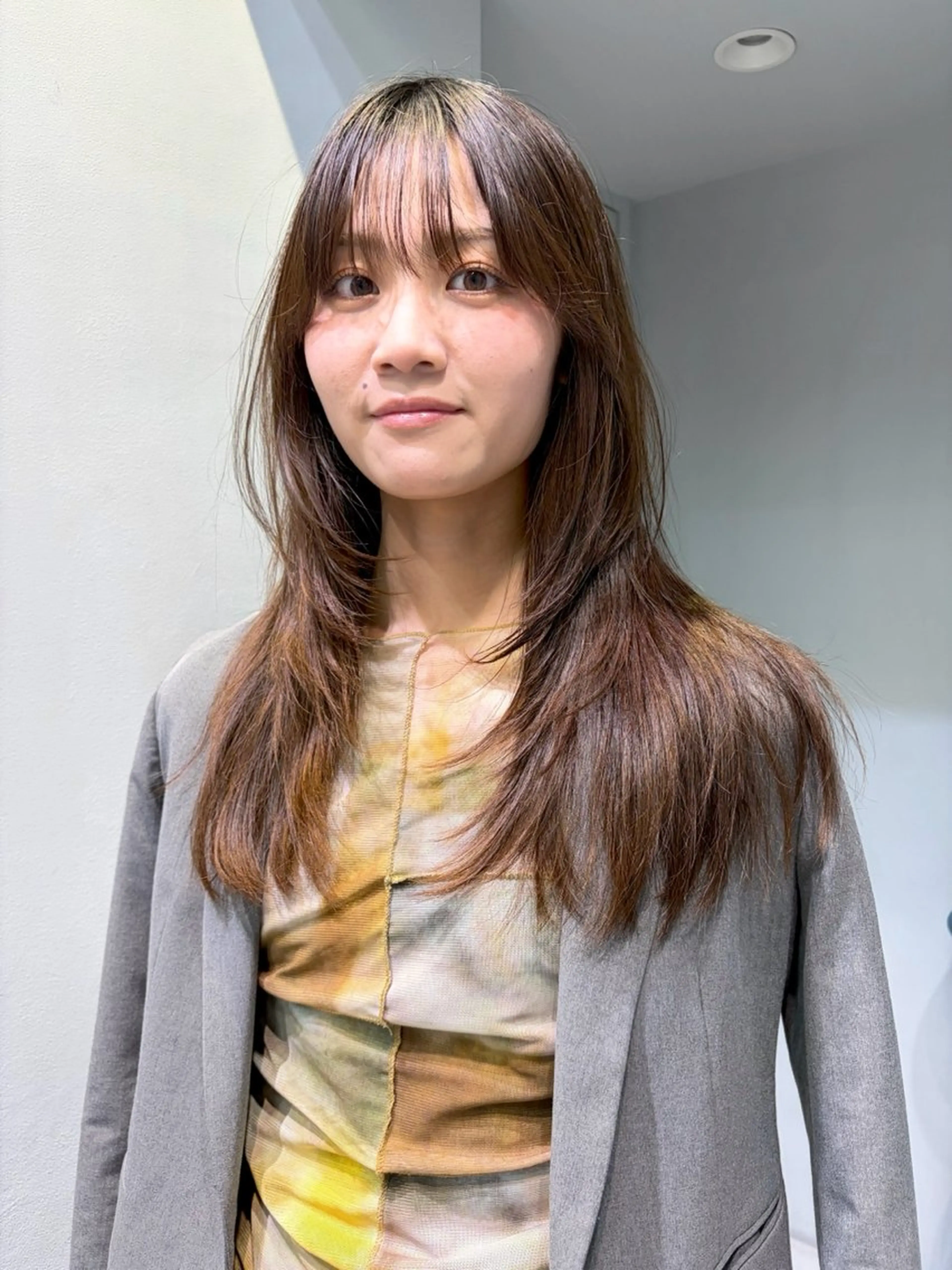 ロング レイヤーカット カット トリートメント FILMS 田町芝浦所属・骨格診断カット ひより FILMSのヘアスタイル