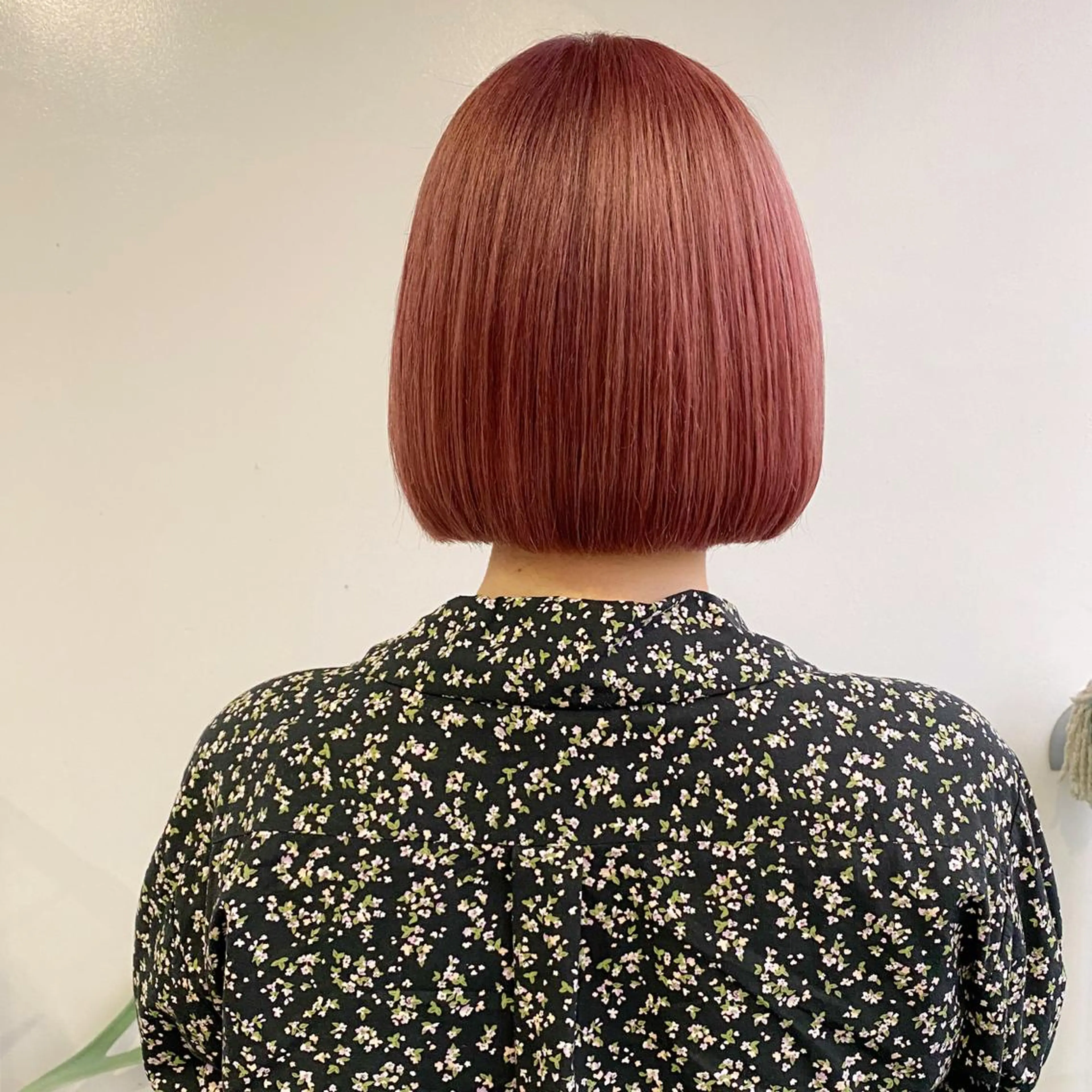 ミディアム カラー ピンクカラー 中屋恵美🎨 Designカラーのヘアスタイル