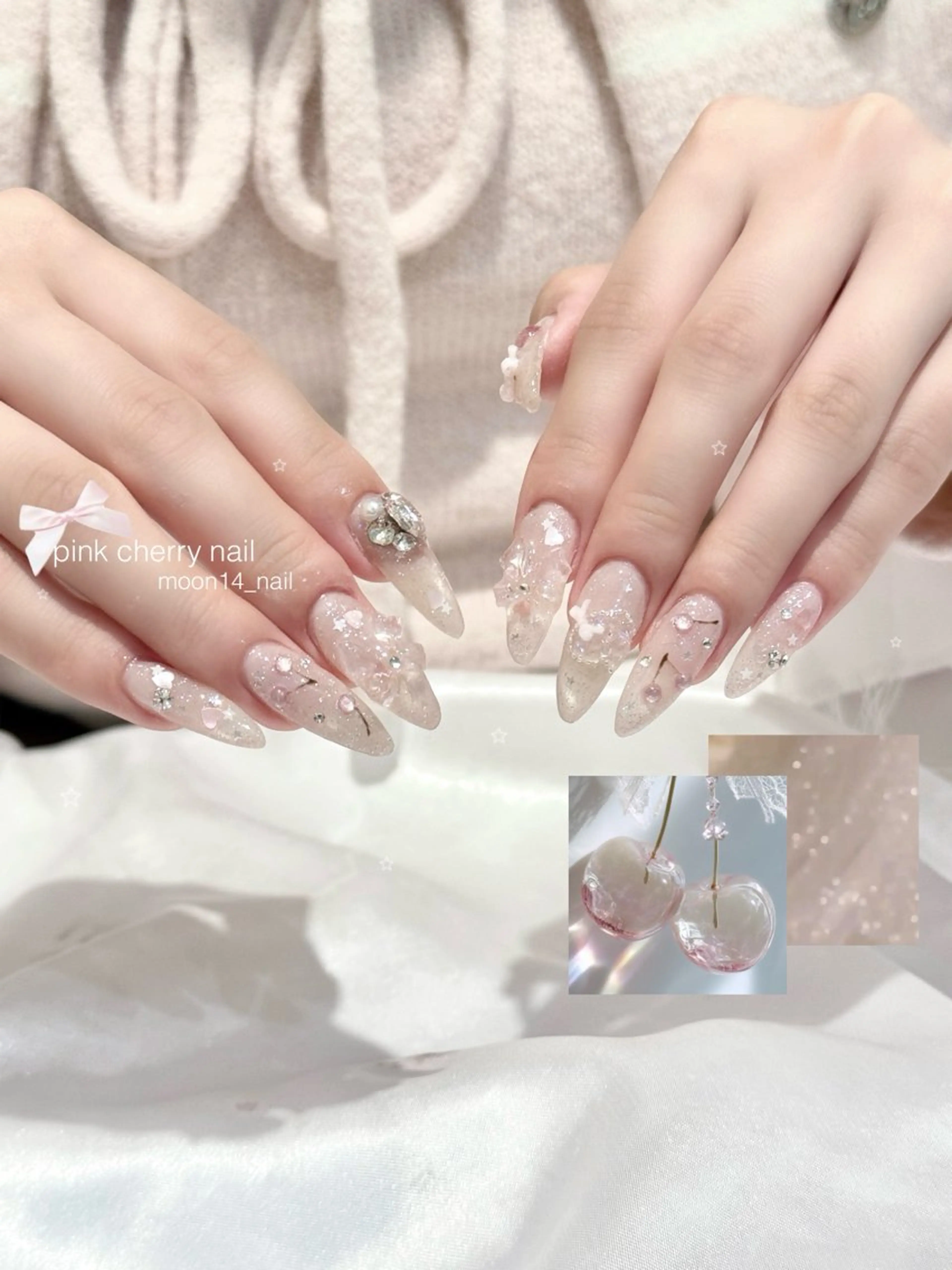 ネイル ジェルネイル ハート マグネットネイル パラジェル ピンク ハンドネイル natsuki 💫のネイルデザイン