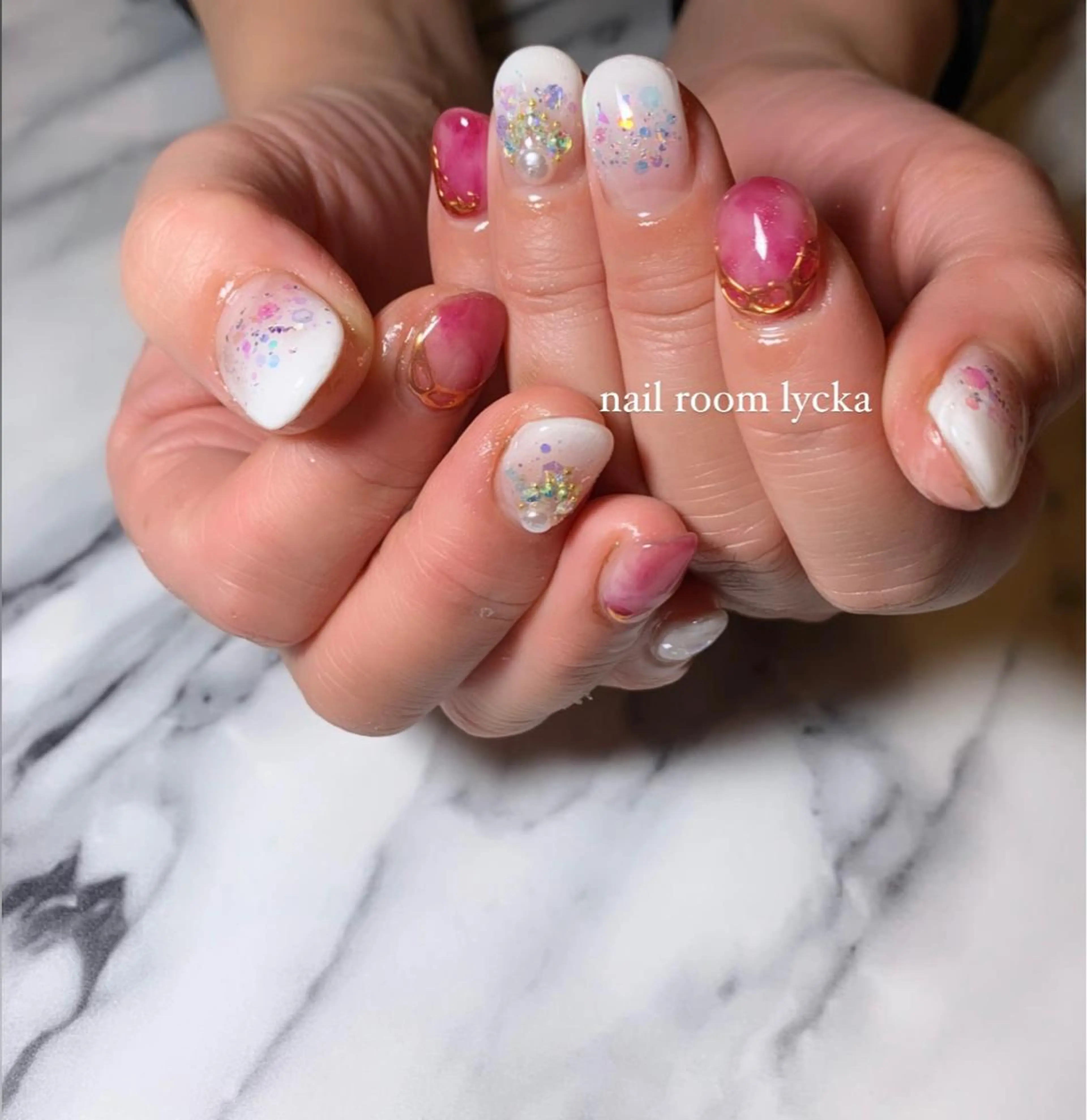 ネイル ﾈｲﾙﾙｰﾑﾘｯｶ 𝐦𝐚𝐲𝐮のネイルデザイン