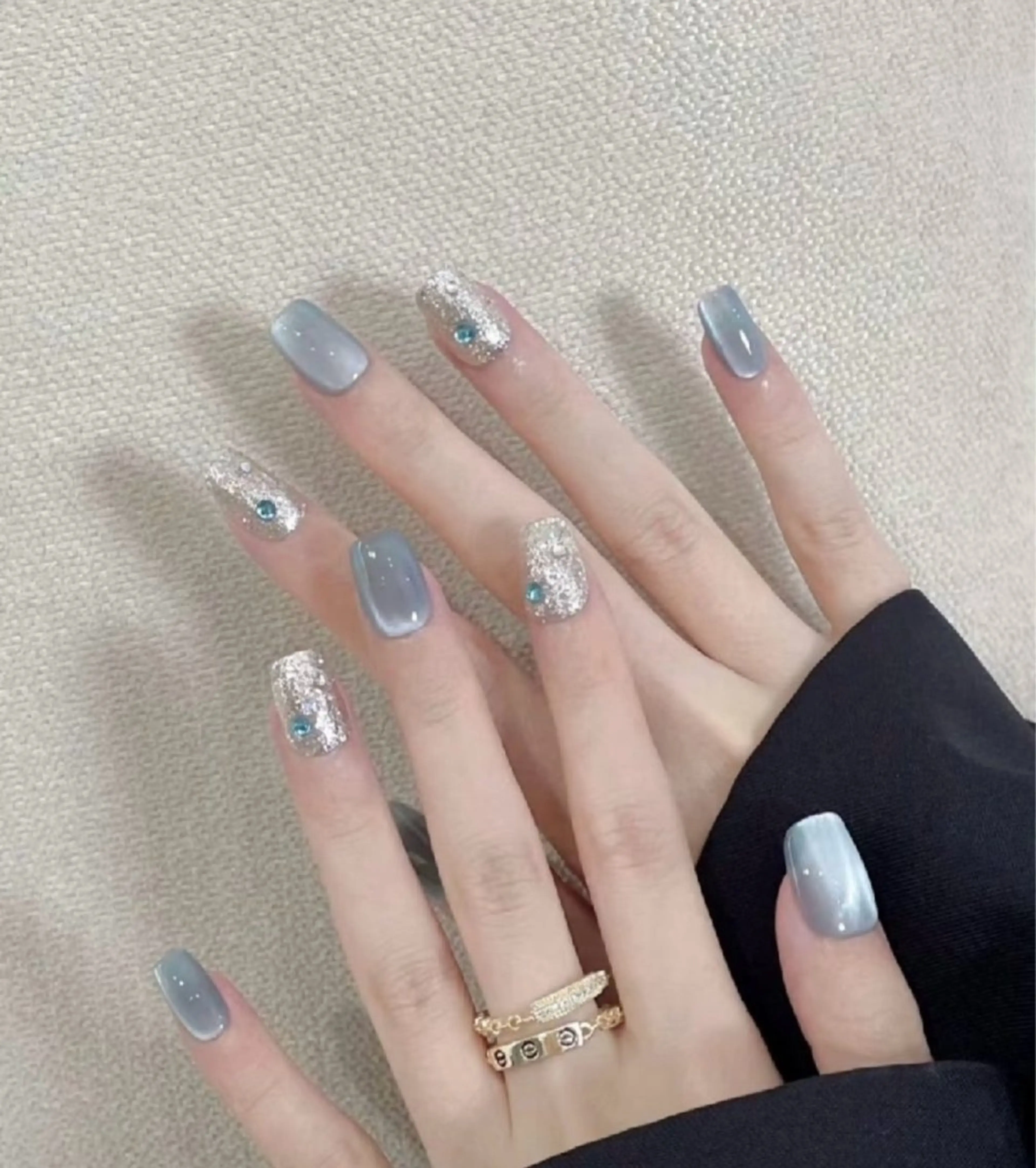 ネイル Chiara 長さだしのネイルデザイン