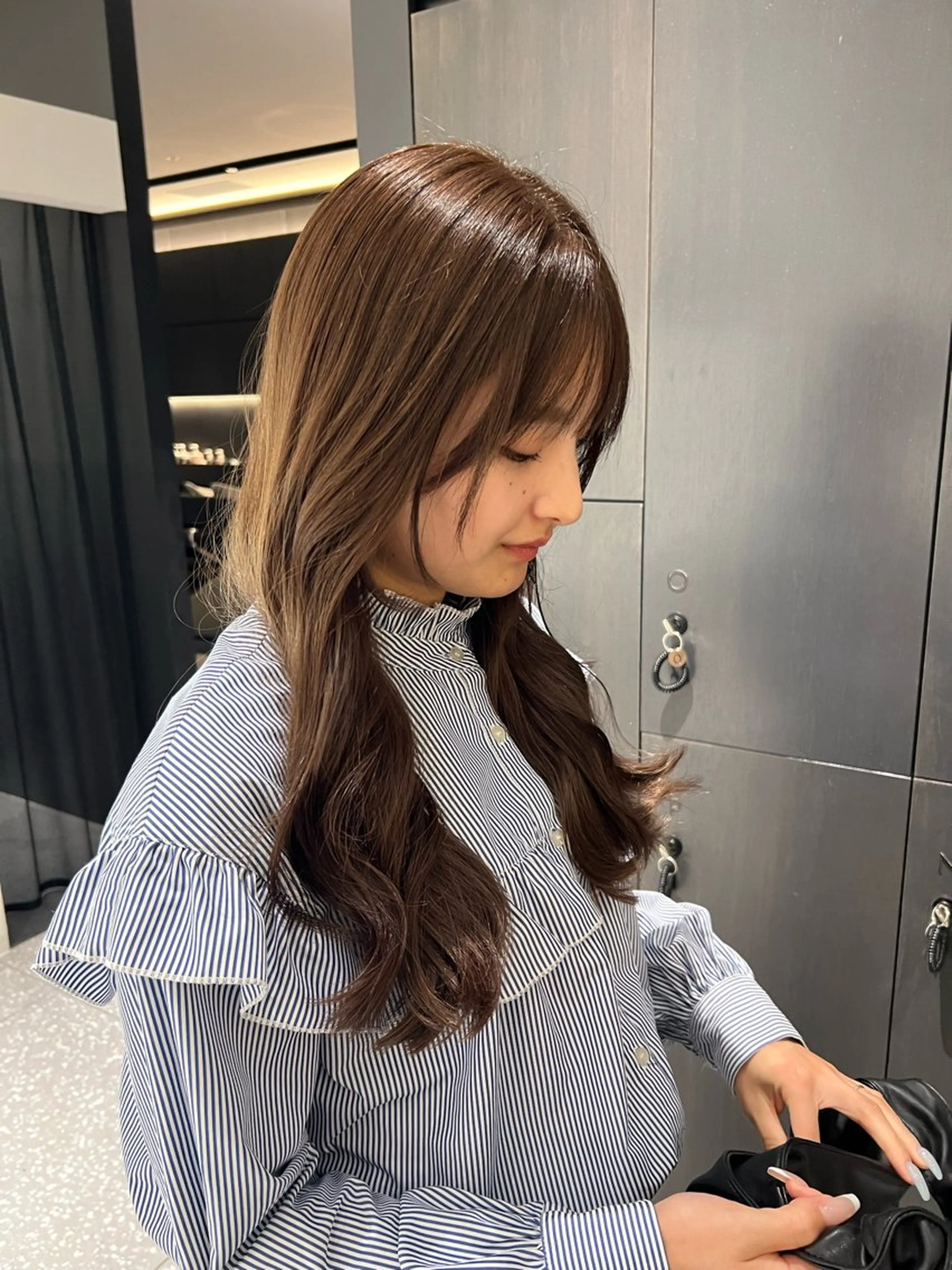 ロング 田中 亜澄のヘアスタイル