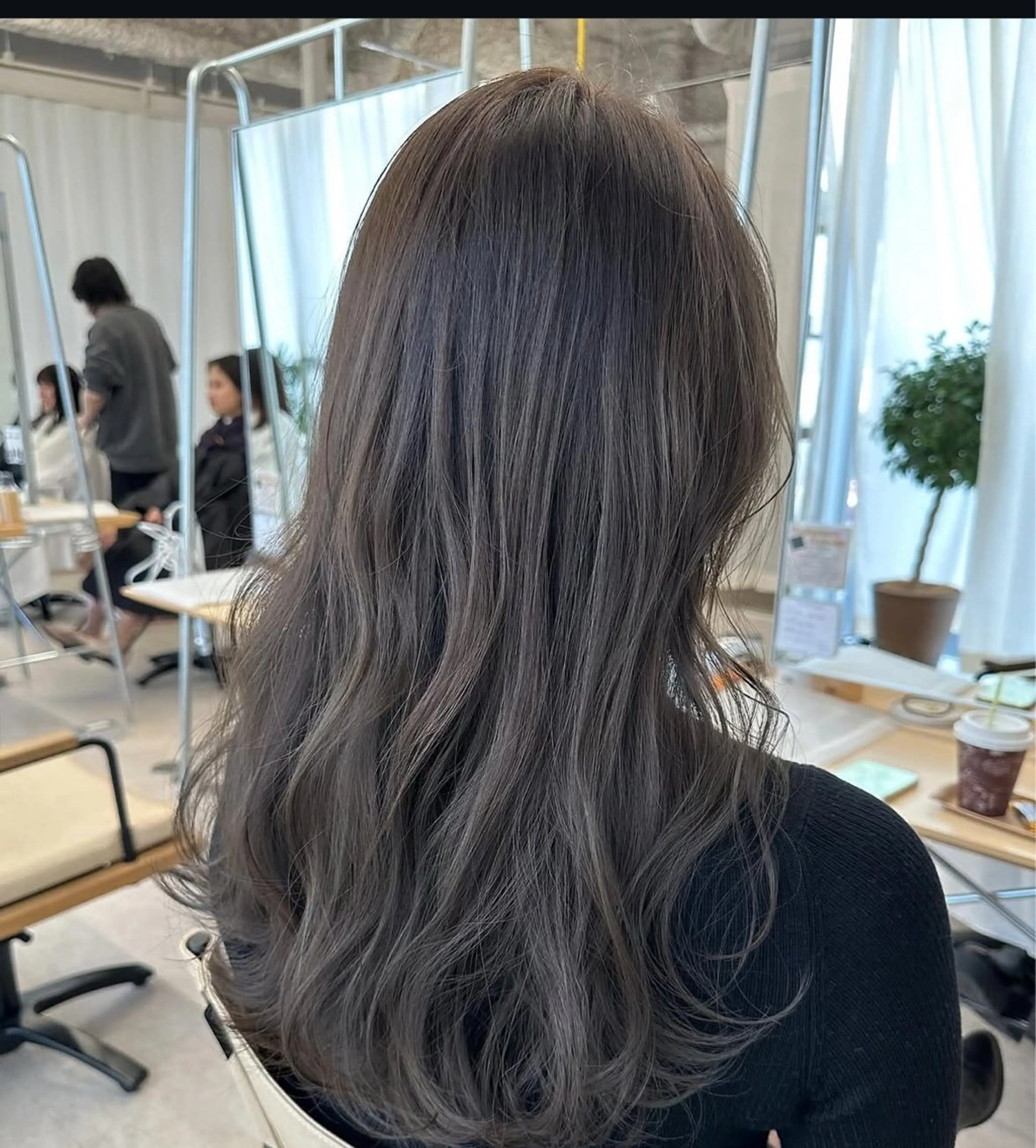 似合わせ透明感カラー✨➕ウル艶トリートメント🫧🫧の写真