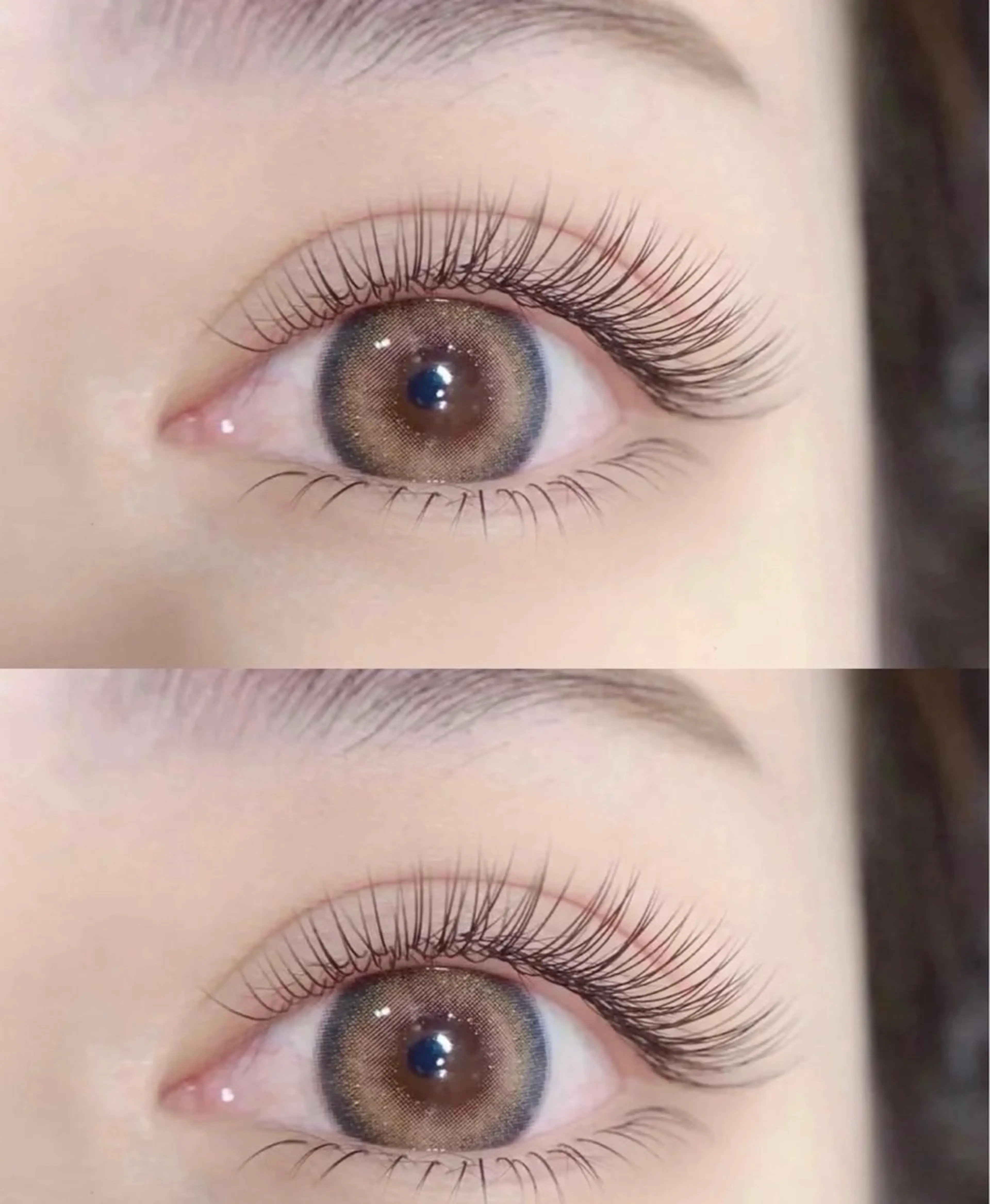 【オフ無料】フラットラッシュ　120本＋下まつげエクステ（つけ放題）6480円の写真