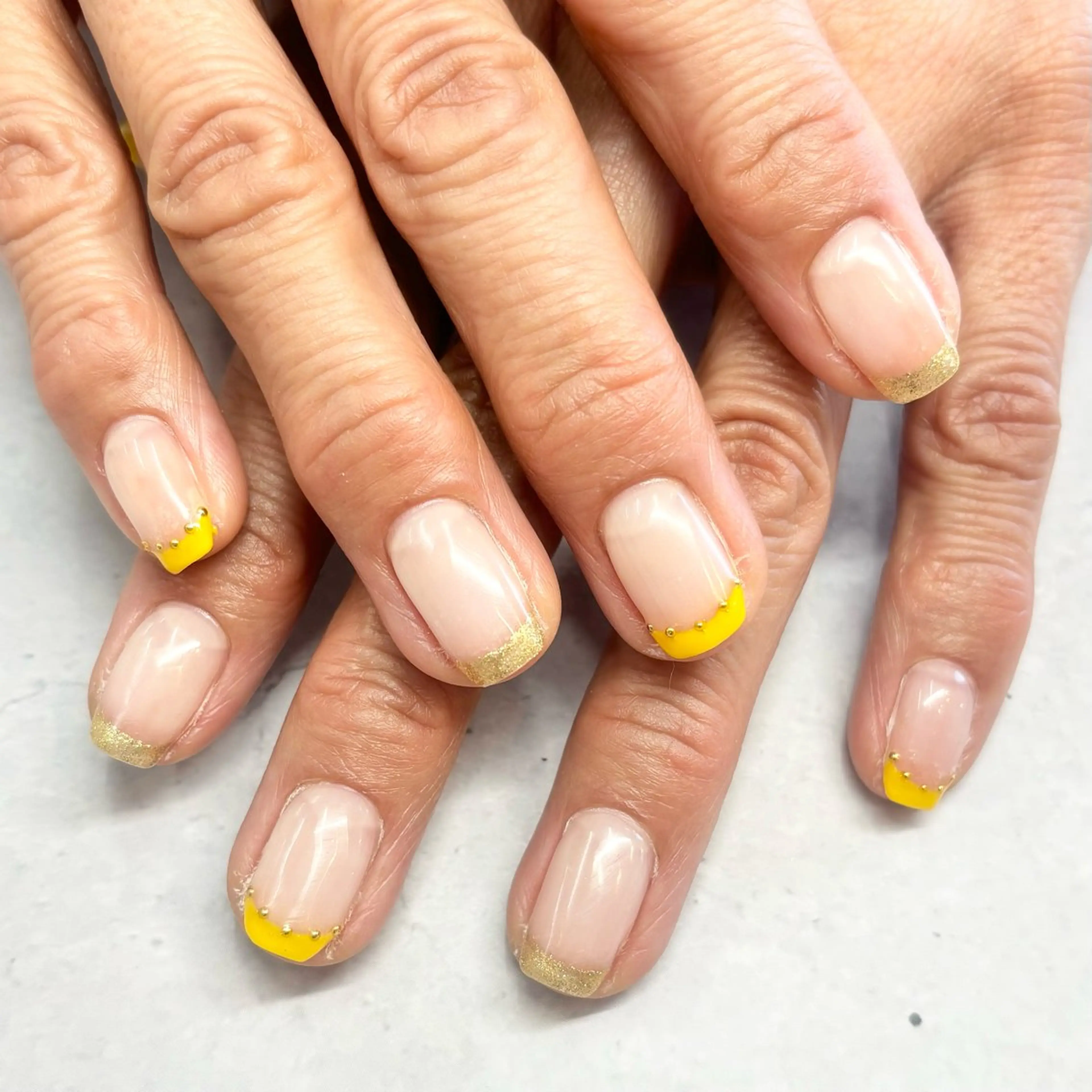 ネイル フレンチネイル 春ネイル AngelCoco Tabataのネイルデザイン