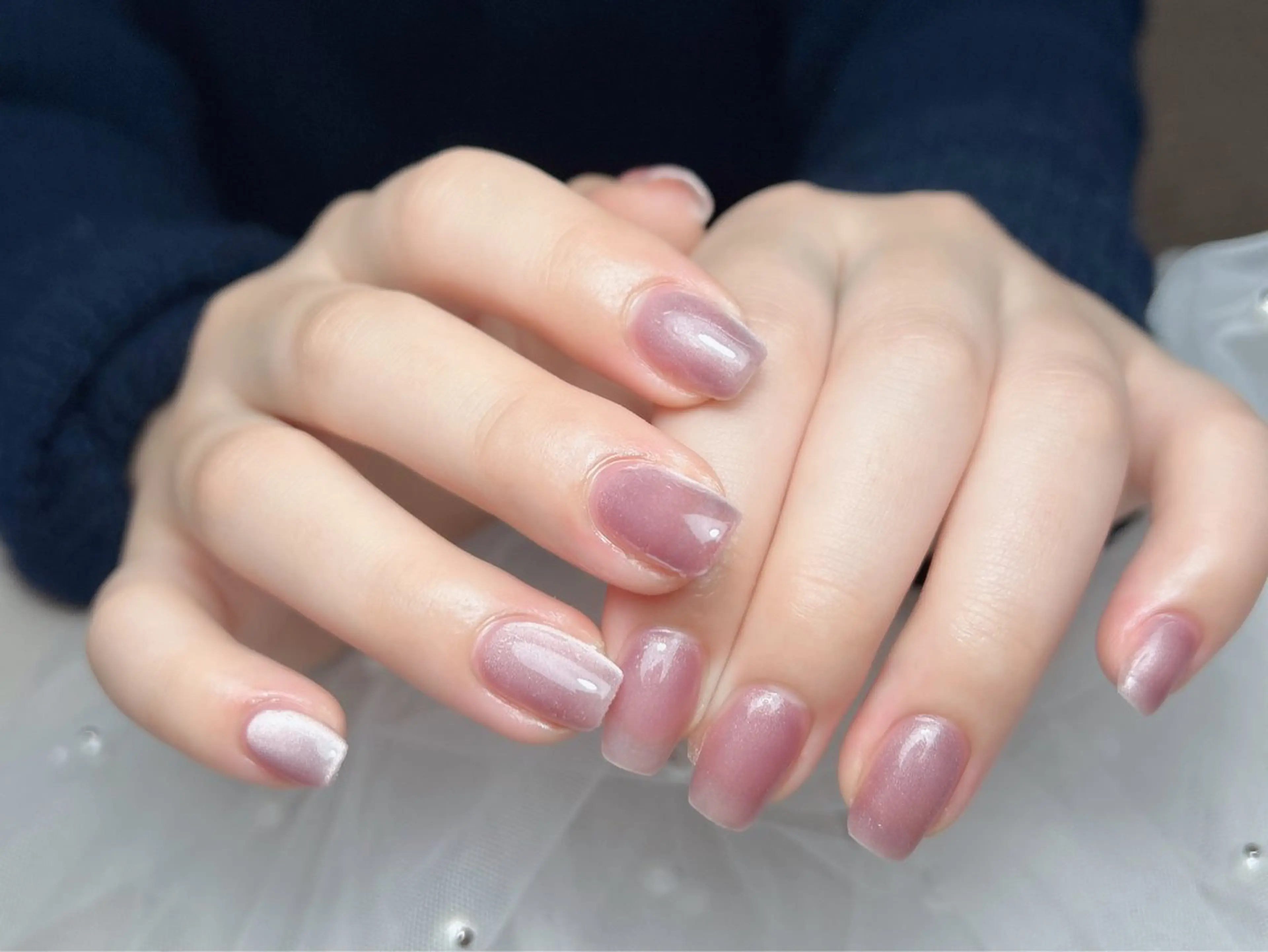 新規オフ無料  マグネットグラデーションフレンチ➕スートン2つ付き　 90分の写真