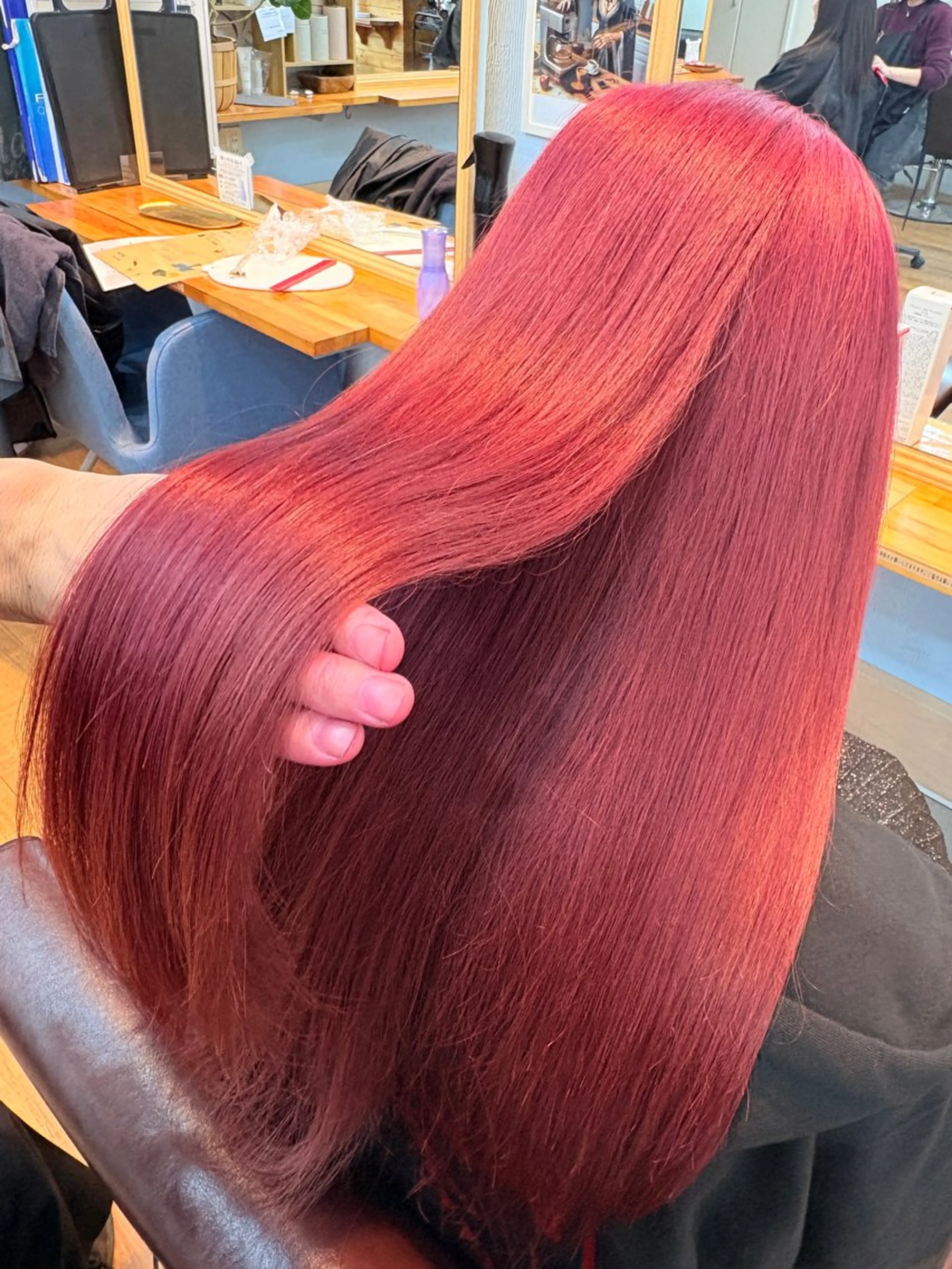 ロング カラー ブリーチ 髪質改善🌿‬/艶感 /髙木 優人のヘアスタイル