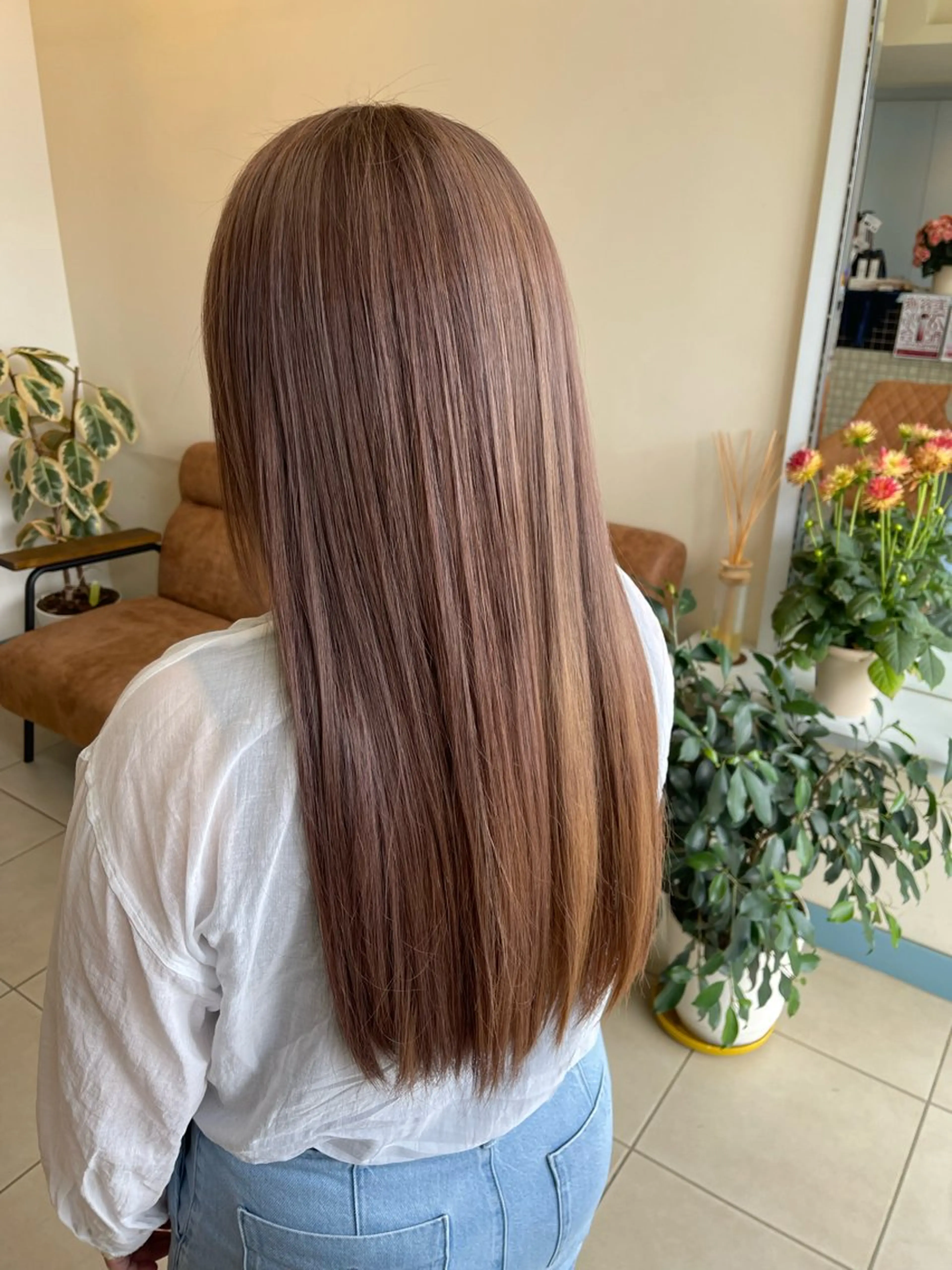 ロング カラー 吉田 真尋のヘアスタイル