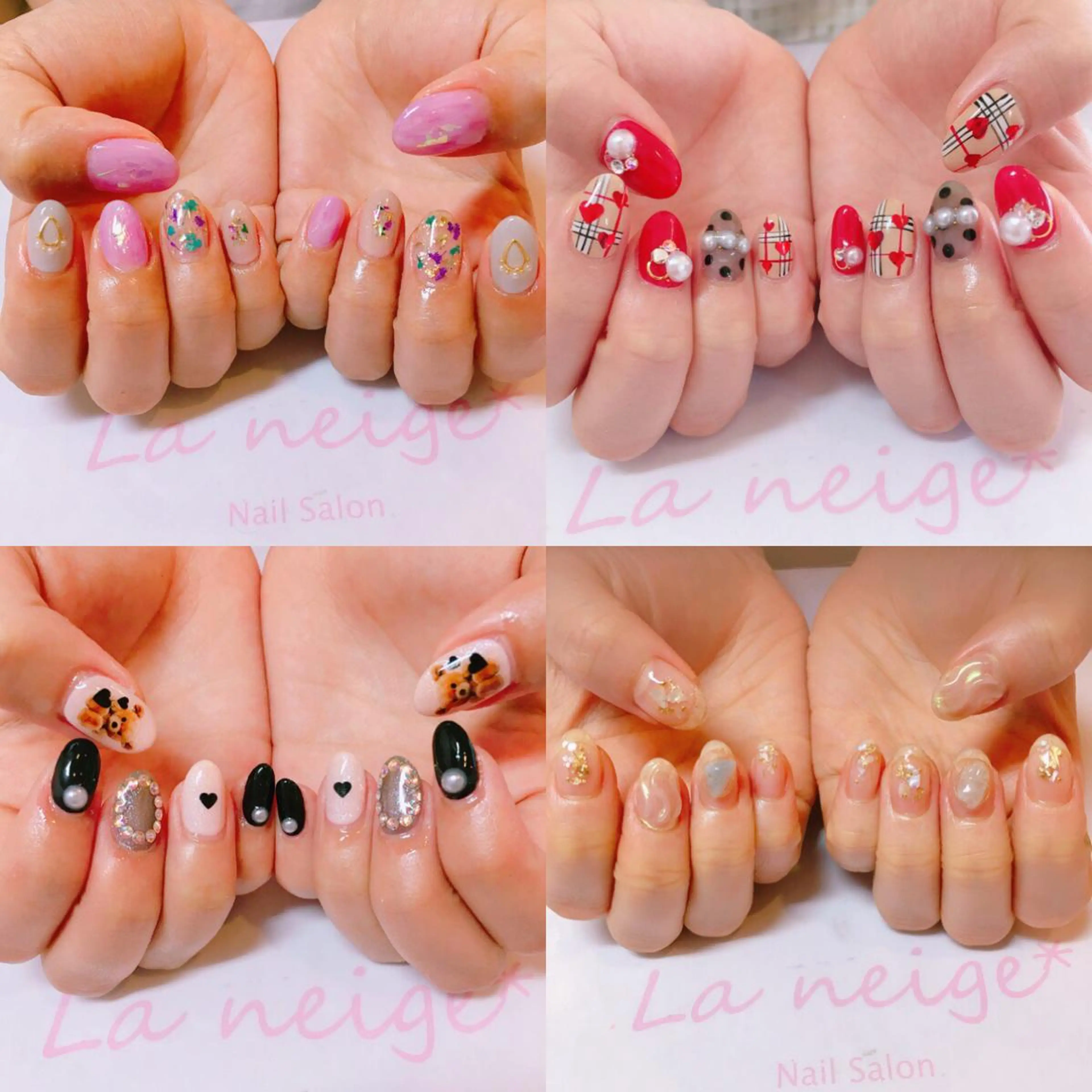 ネイル La neige* yuki 🥯🍑のネイルデザイン