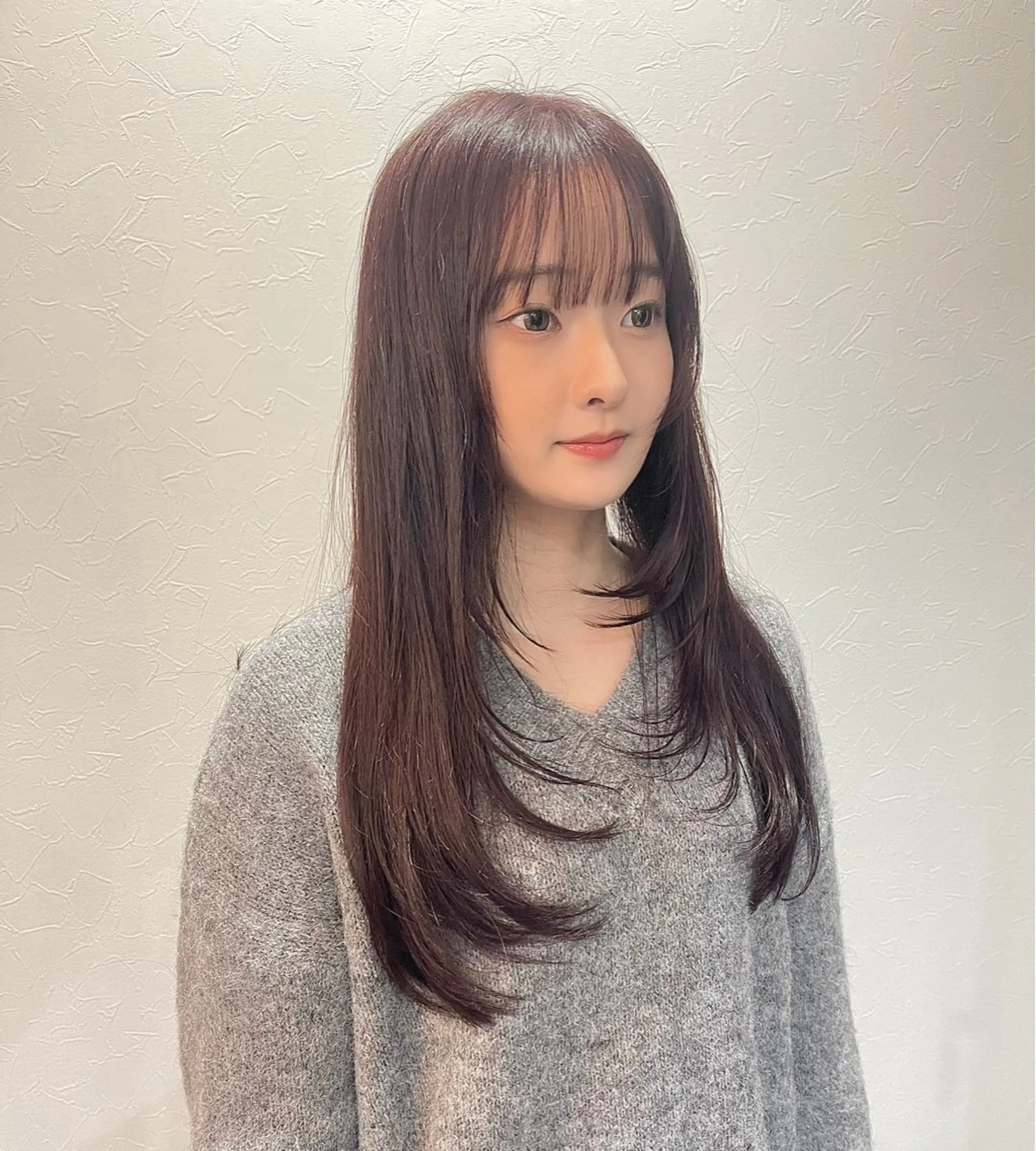 ロング レイヤーカット ロング 小顔カット カット ヘアカラー 1/29当日予約可✨ 似合わせレイヤー矢作のヘアスタイル