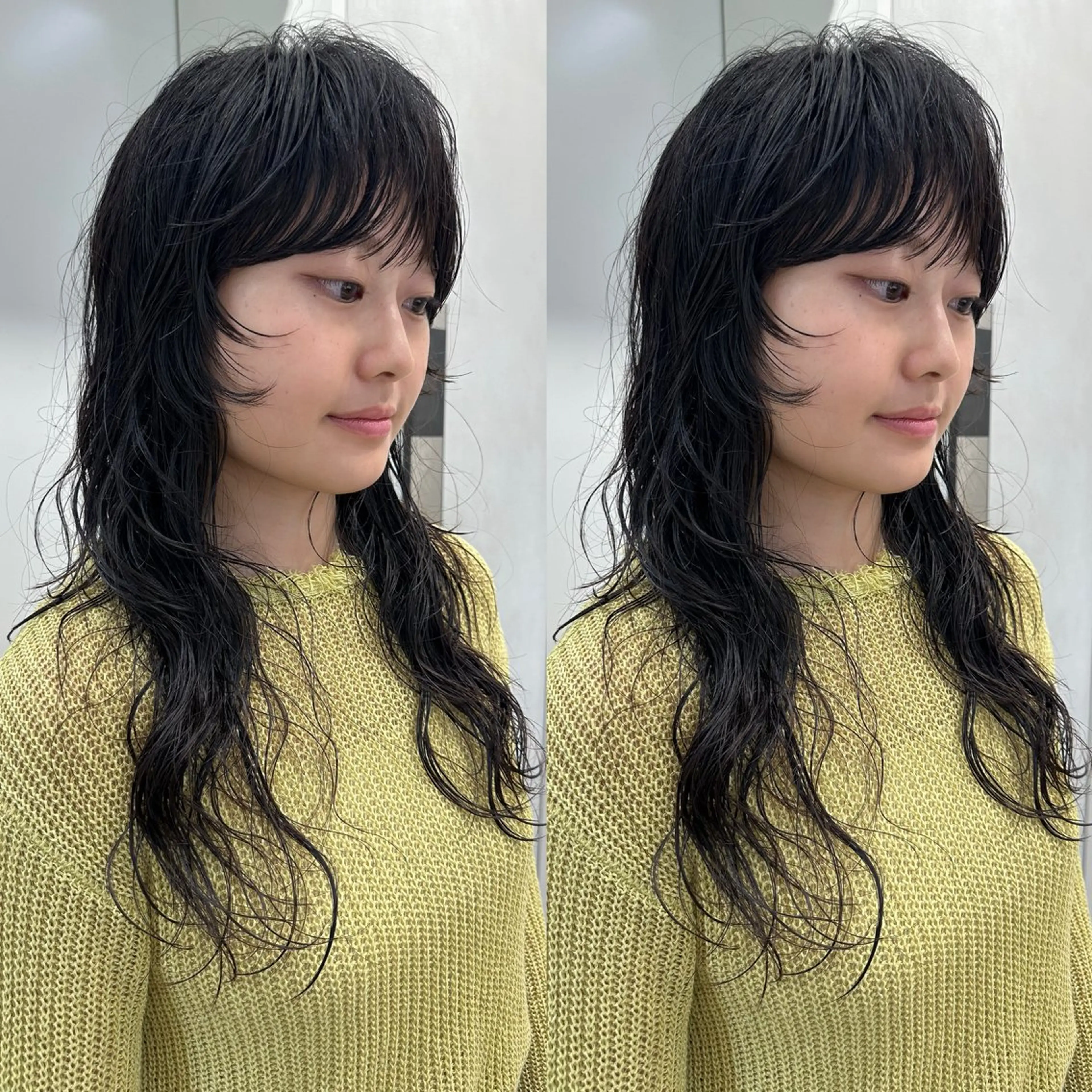 セミロング パーマ 🌀perm 🌀のヘアスタイル