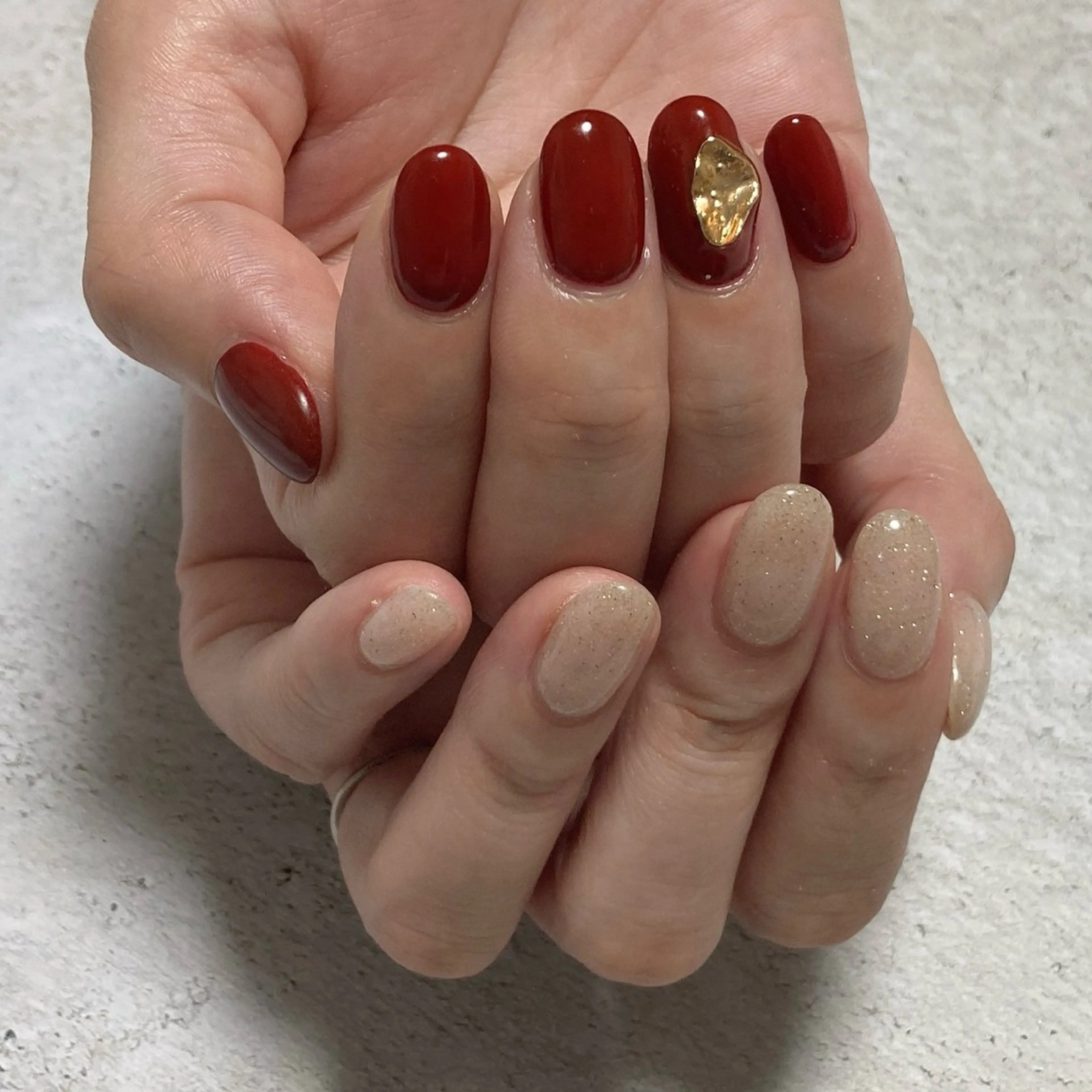 ネイル ボルドー mmm nailのネイルデザイン