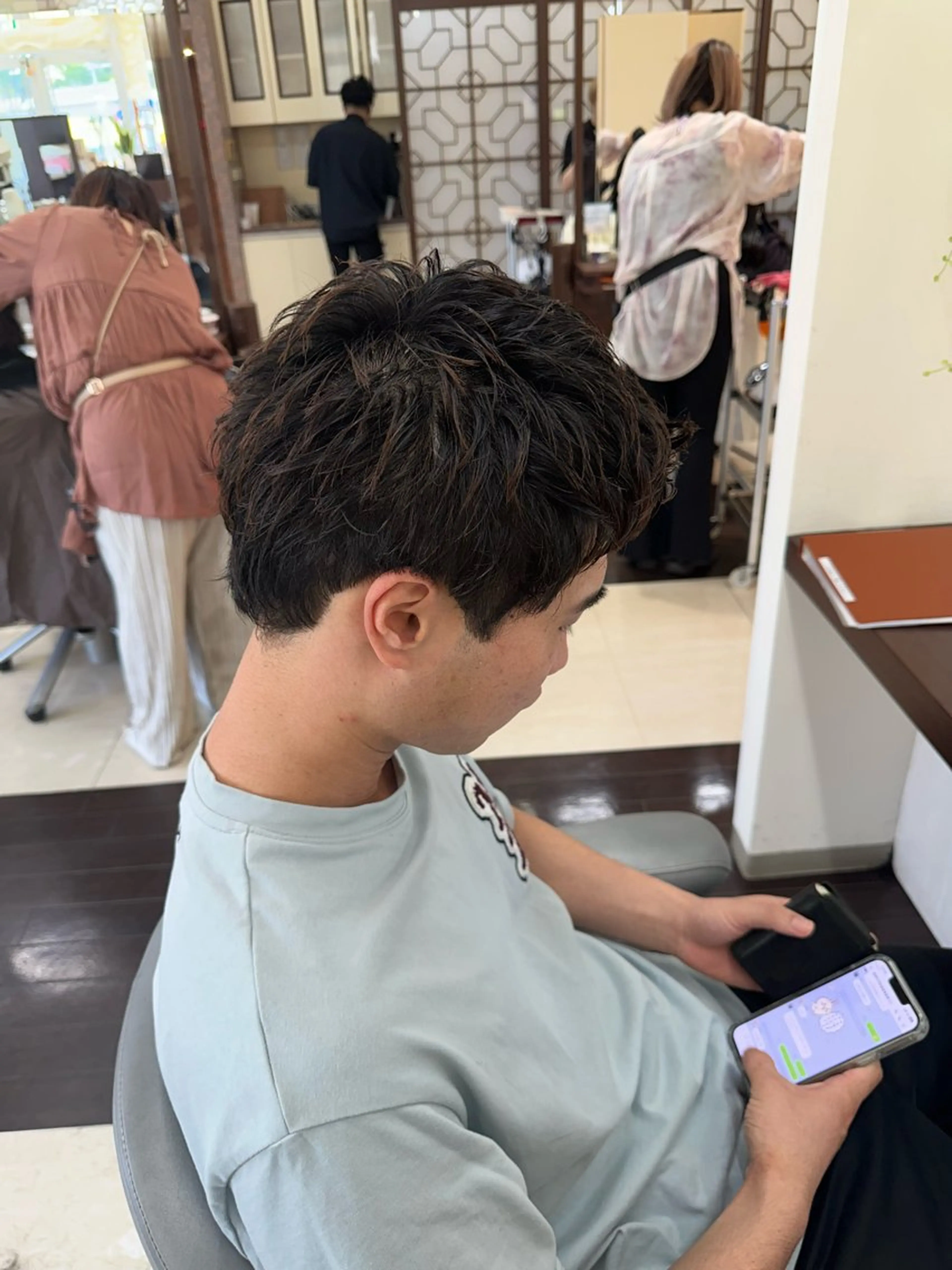 ショート カラー パーマ メンズ スパイキーショート ショートヘア カット ヘアセット 毎月230人担当/ メンズヘア/清和武虎のヘアスタイル