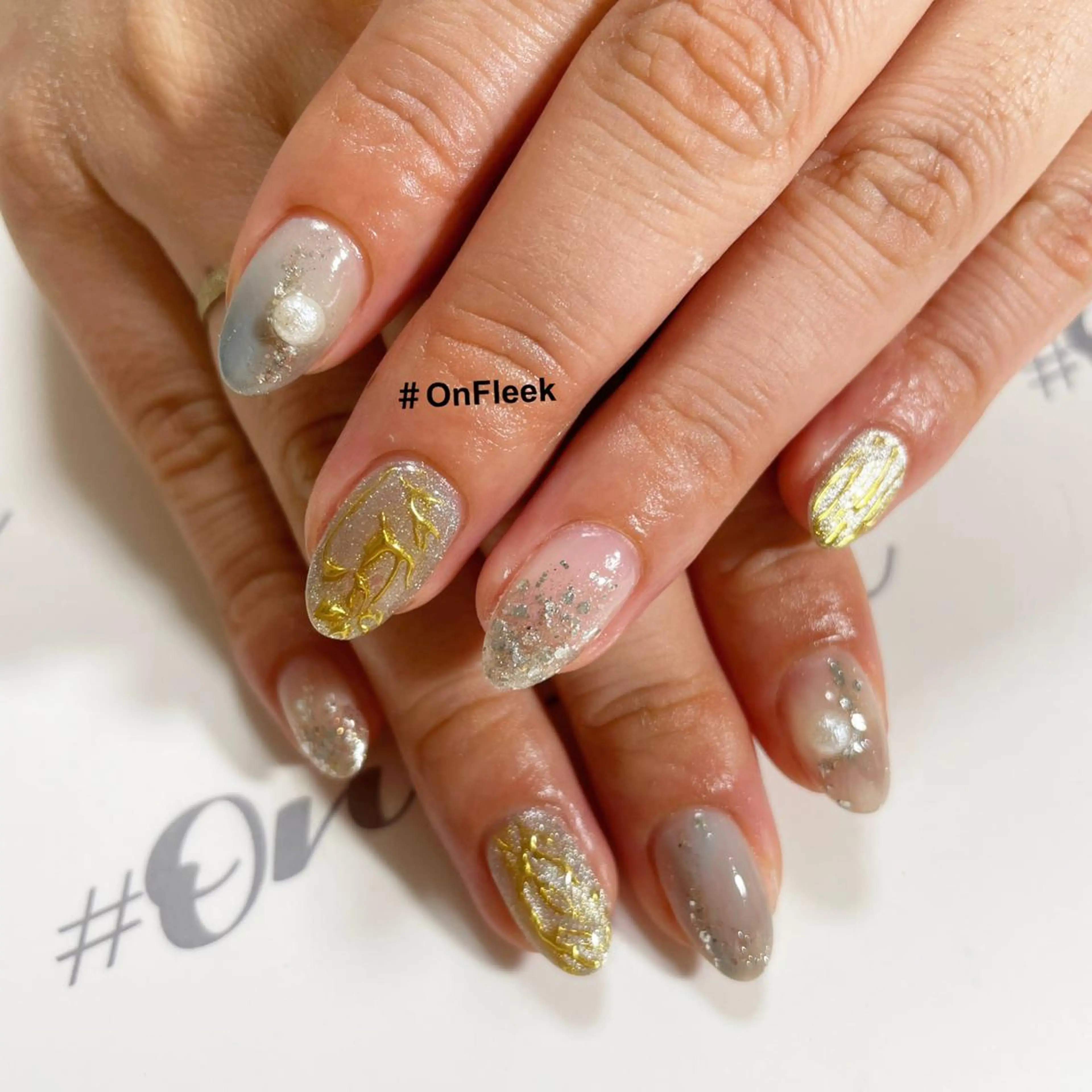 ネイル ハンドネイル NailSalon ＃OnFleekのネイルデザイン