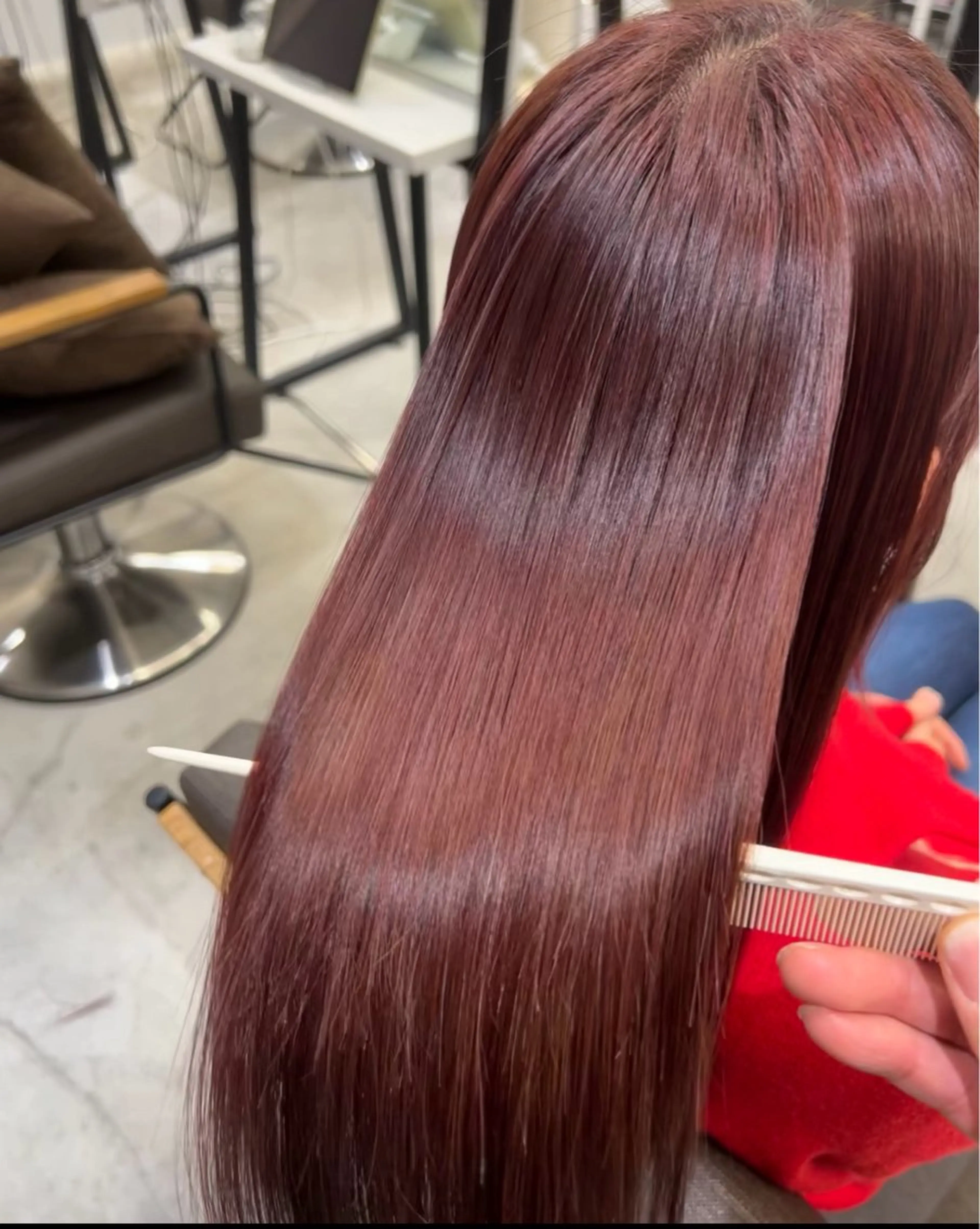 セミロング 縮毛矯正 トリートメント ✨毛髪診断で絶対綺麗 ✨美髪艶髪専門✨高浪のヘアスタイル