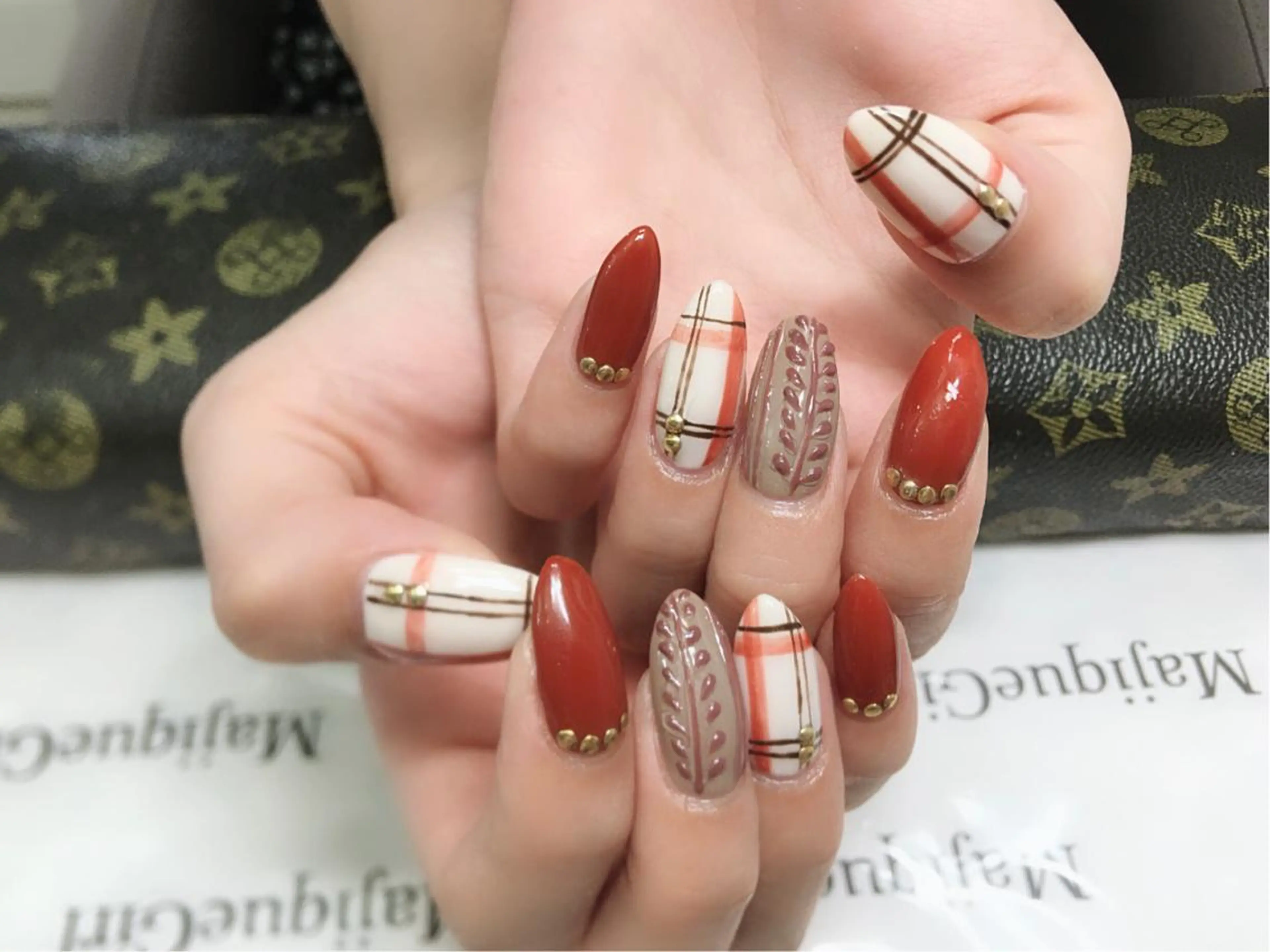 ネイル アートネイル ゴージャス 🌸Nail&Eye KAKU🌸のネイルデザイン