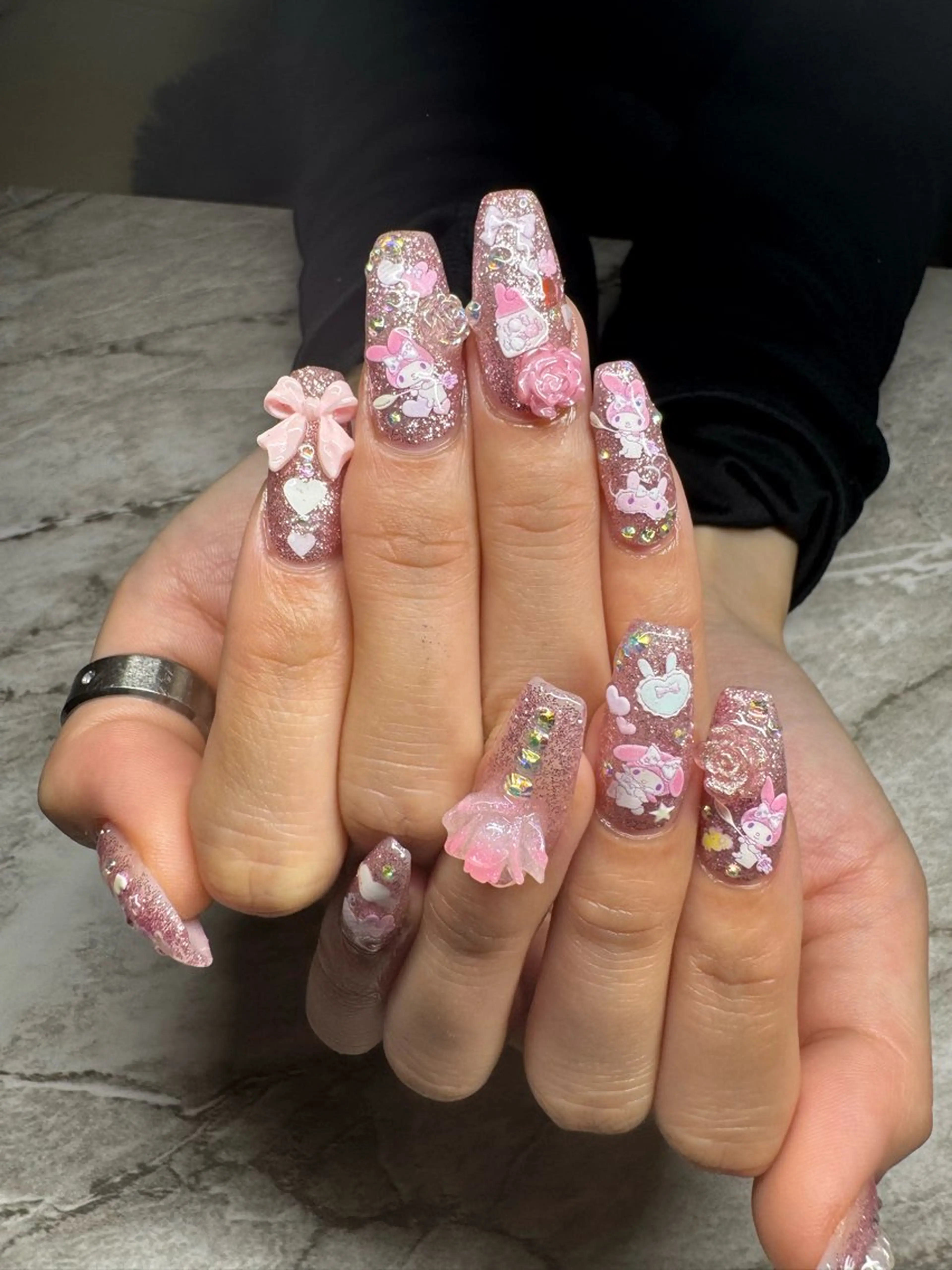 ネイル ハンドネイル nail salon  AlgeTy所属・✴︎:.｡. MAKI.｡.:✴︎のネイルデザイン