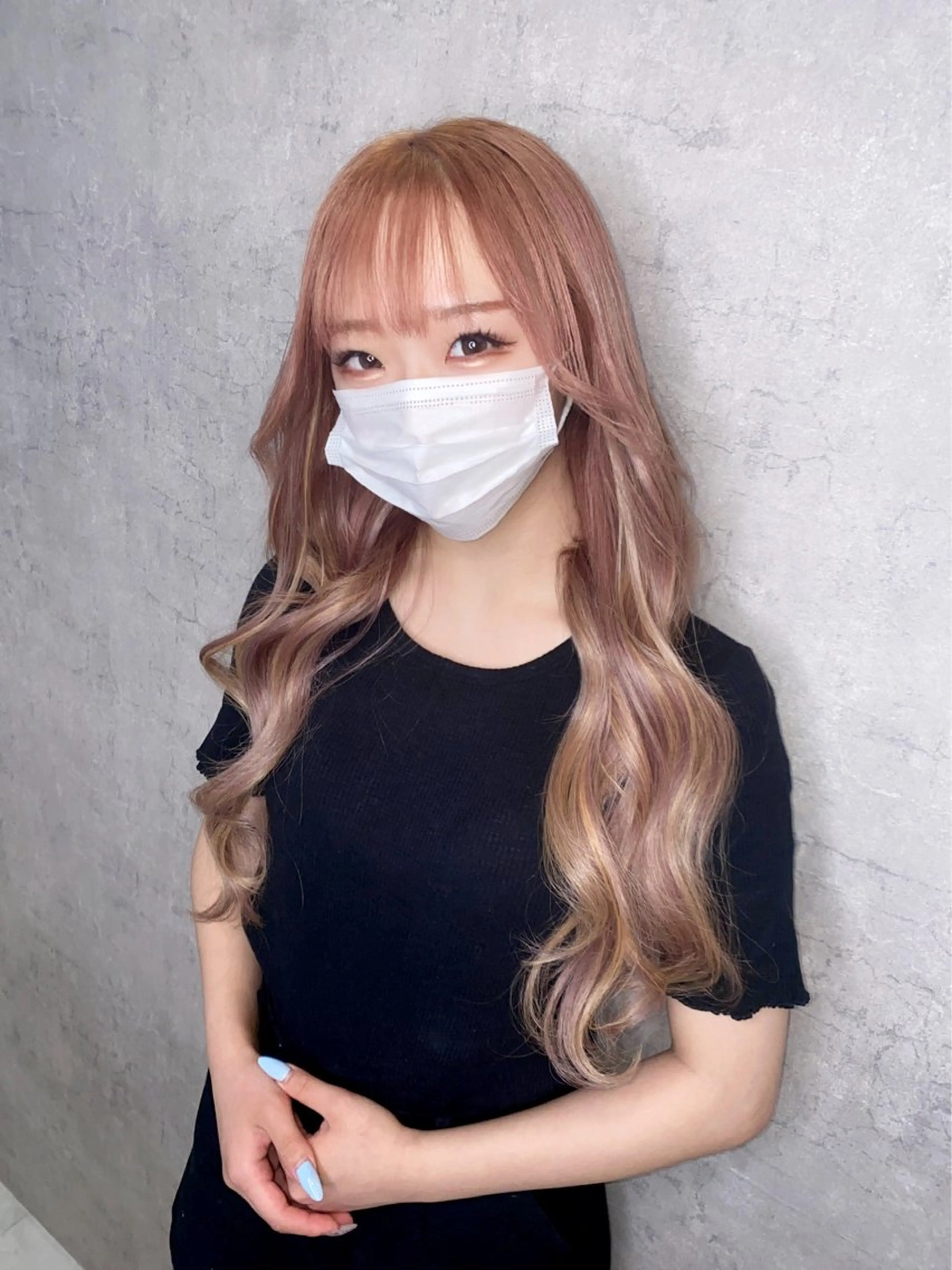 ロング シールエクステ アッシュ エクステ レイヤーカット エクステ 【GRIZZ】グリス所属・エクステサロン GRIZZのヘアスタイル