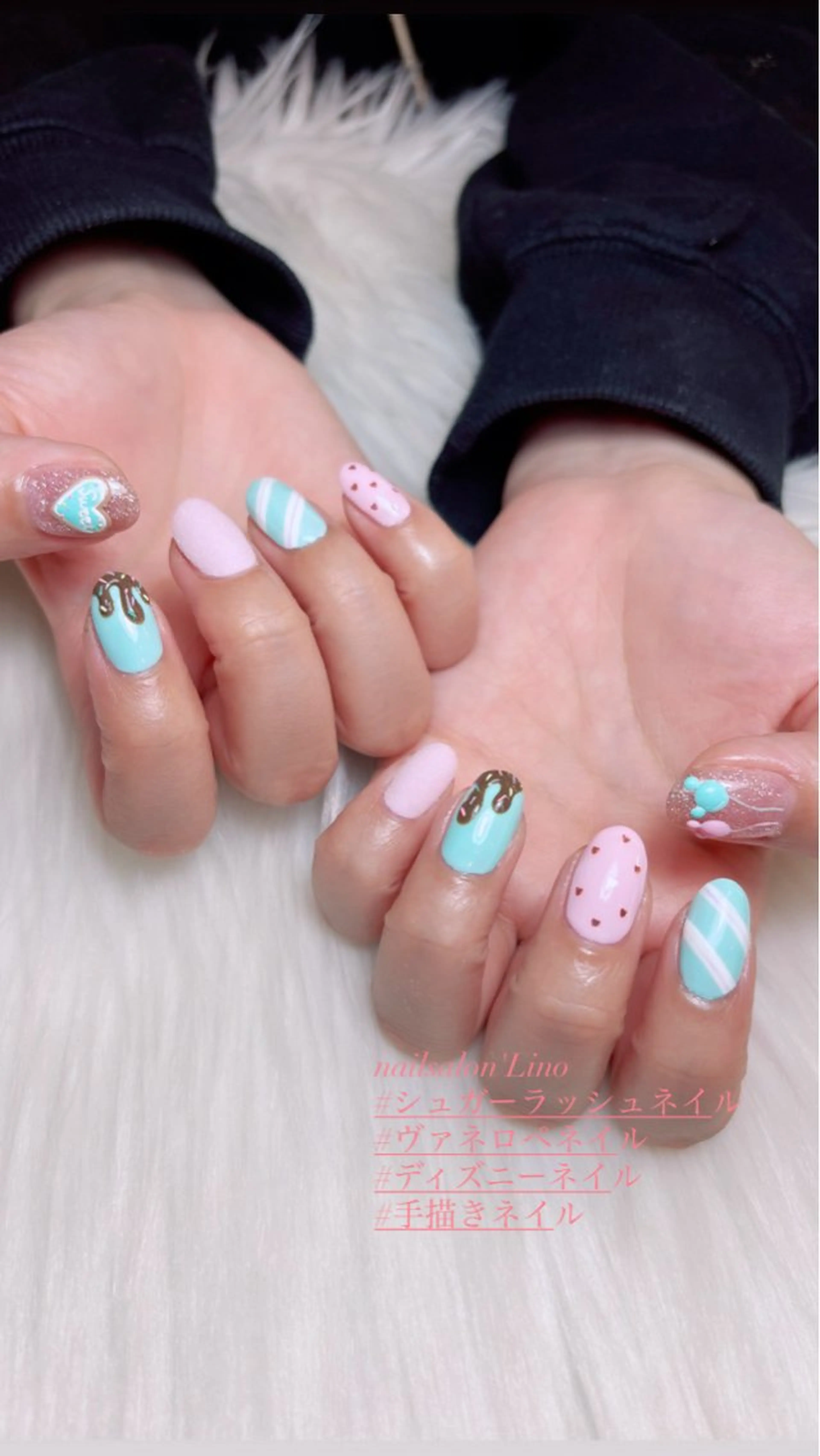 ネイル ハンドネイル Lino𓂃⟡.· Chizuruのネイルデザイン