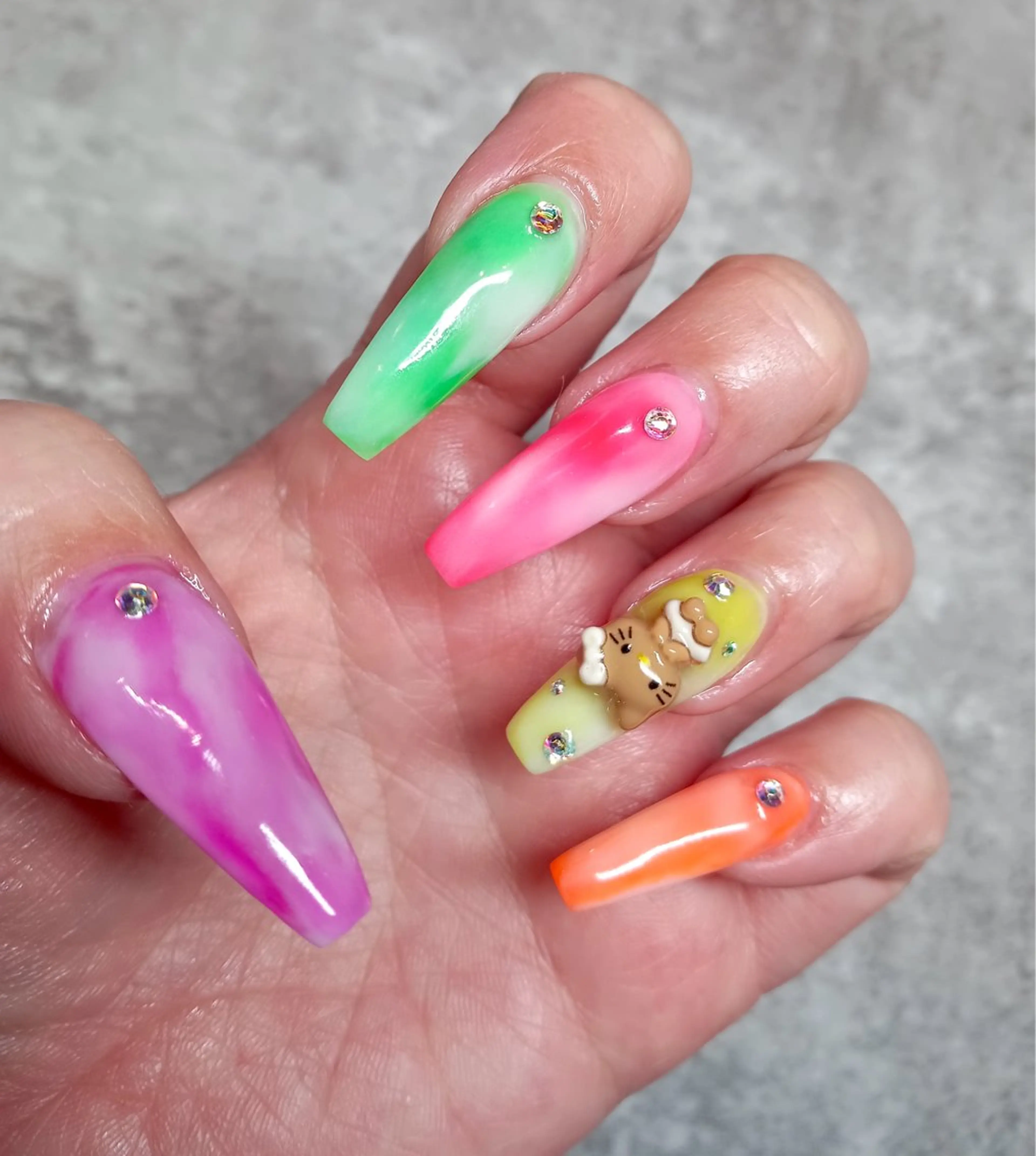 ネイル 大理石ネイル(マーブル) nail salon INFINITY所属・nail salon INFINITYのネイルデザイン