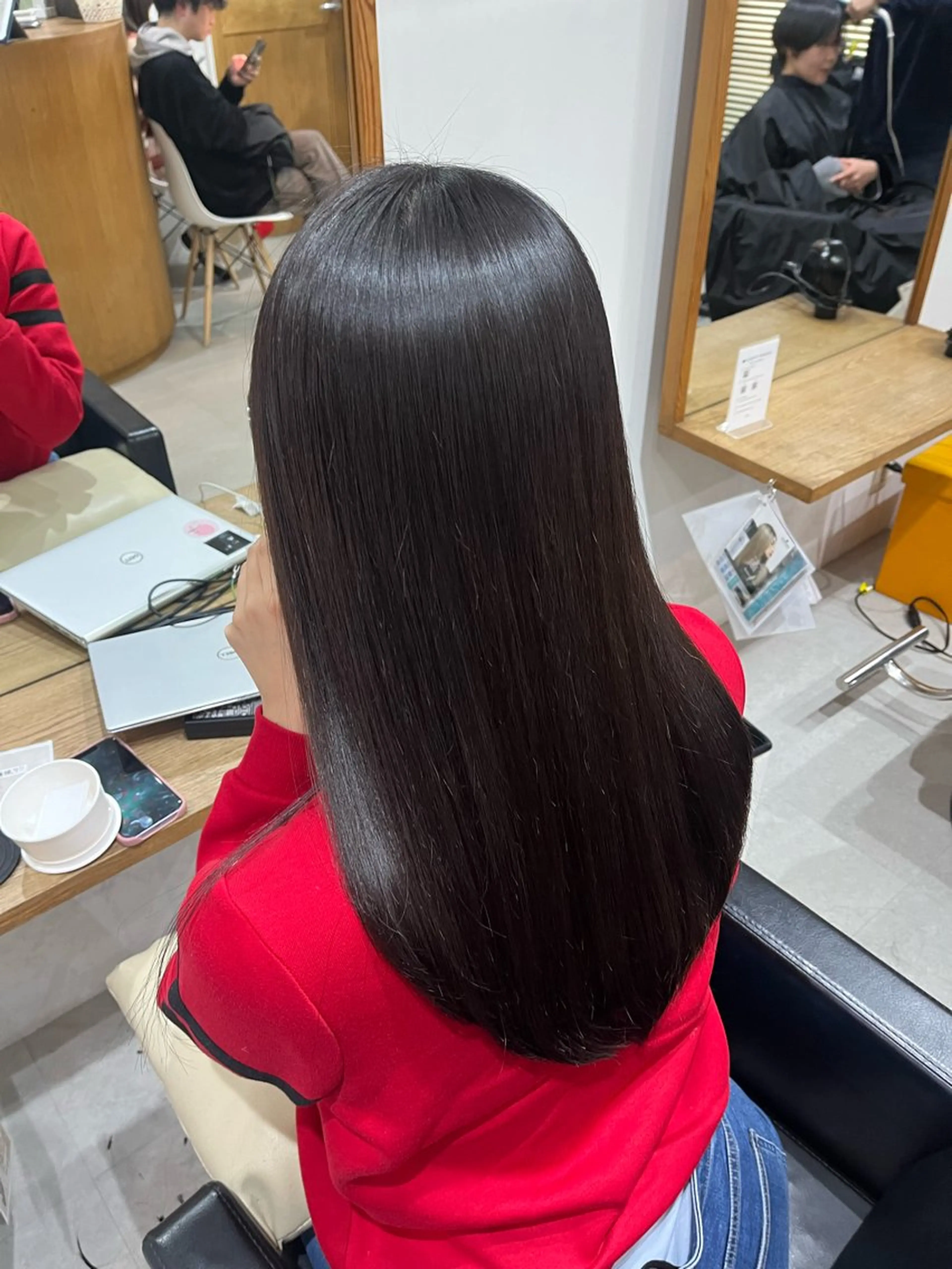 ロング カラー ✨🎨ブリーチなし 透明感カラー✨美友のヘアスタイル