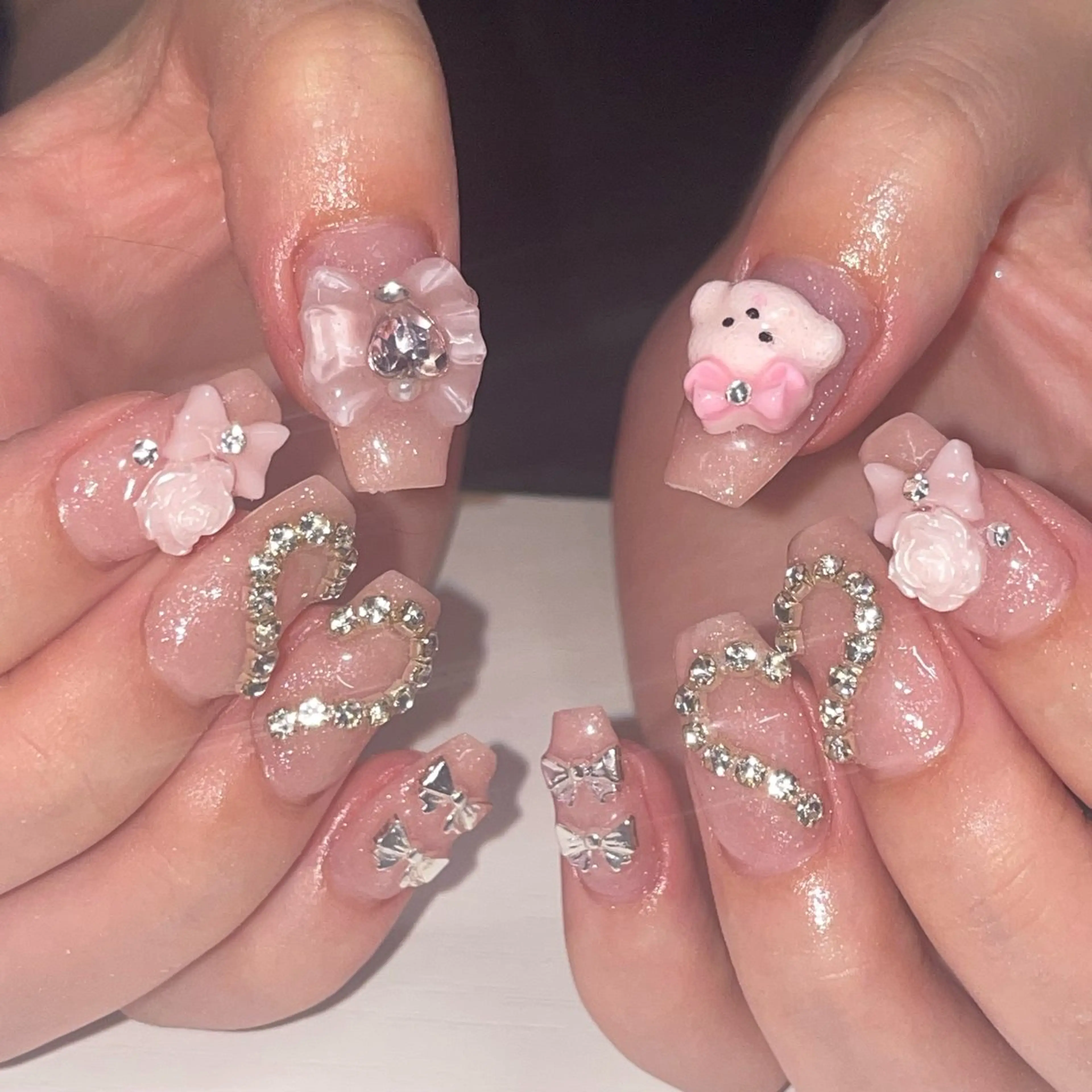 ネイル ガーリー ワンカラーネイル SEIRA ᯓ★mavieのネイルデザイン