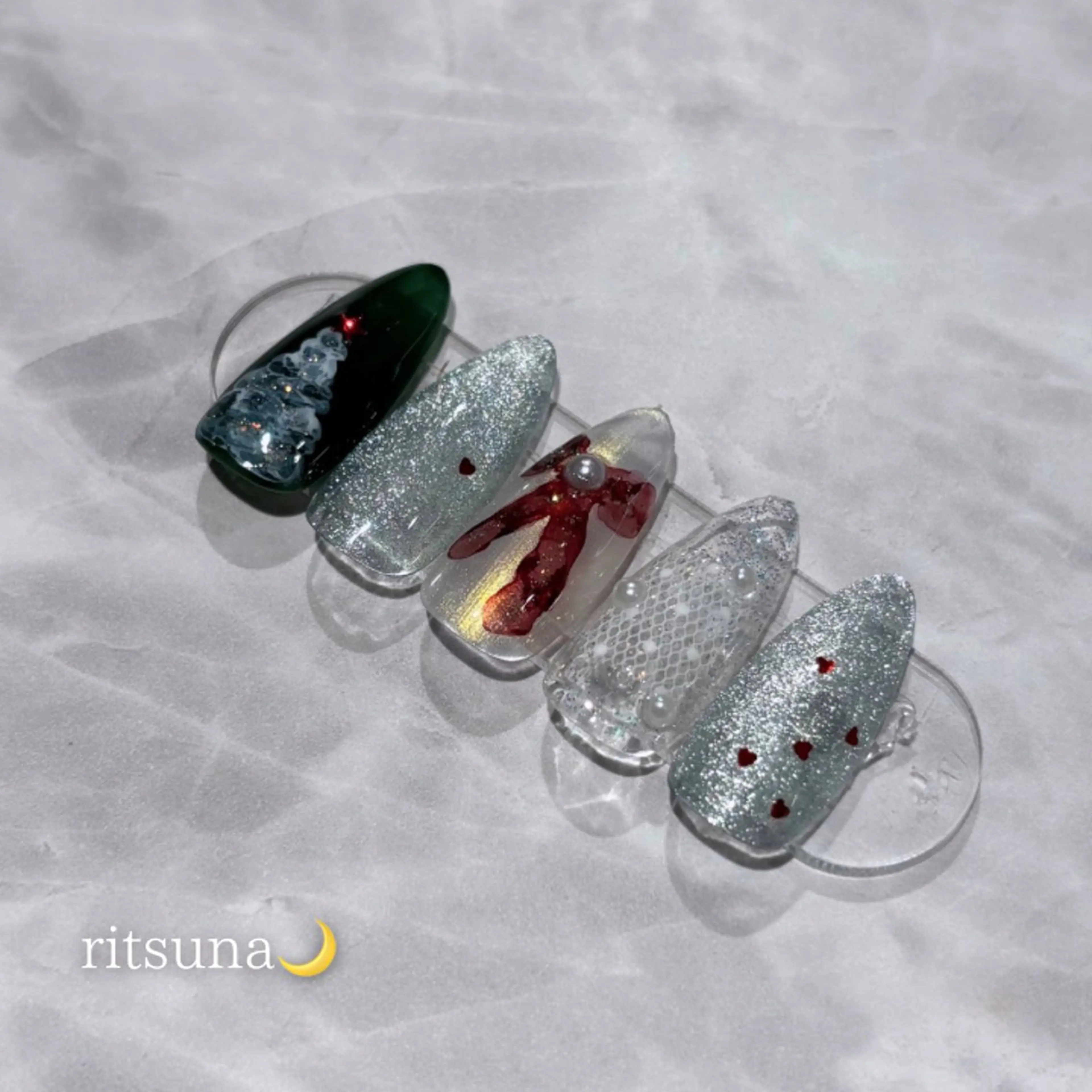 ネイル ritsuna🌙 nail堺筋本町のネイルデザイン