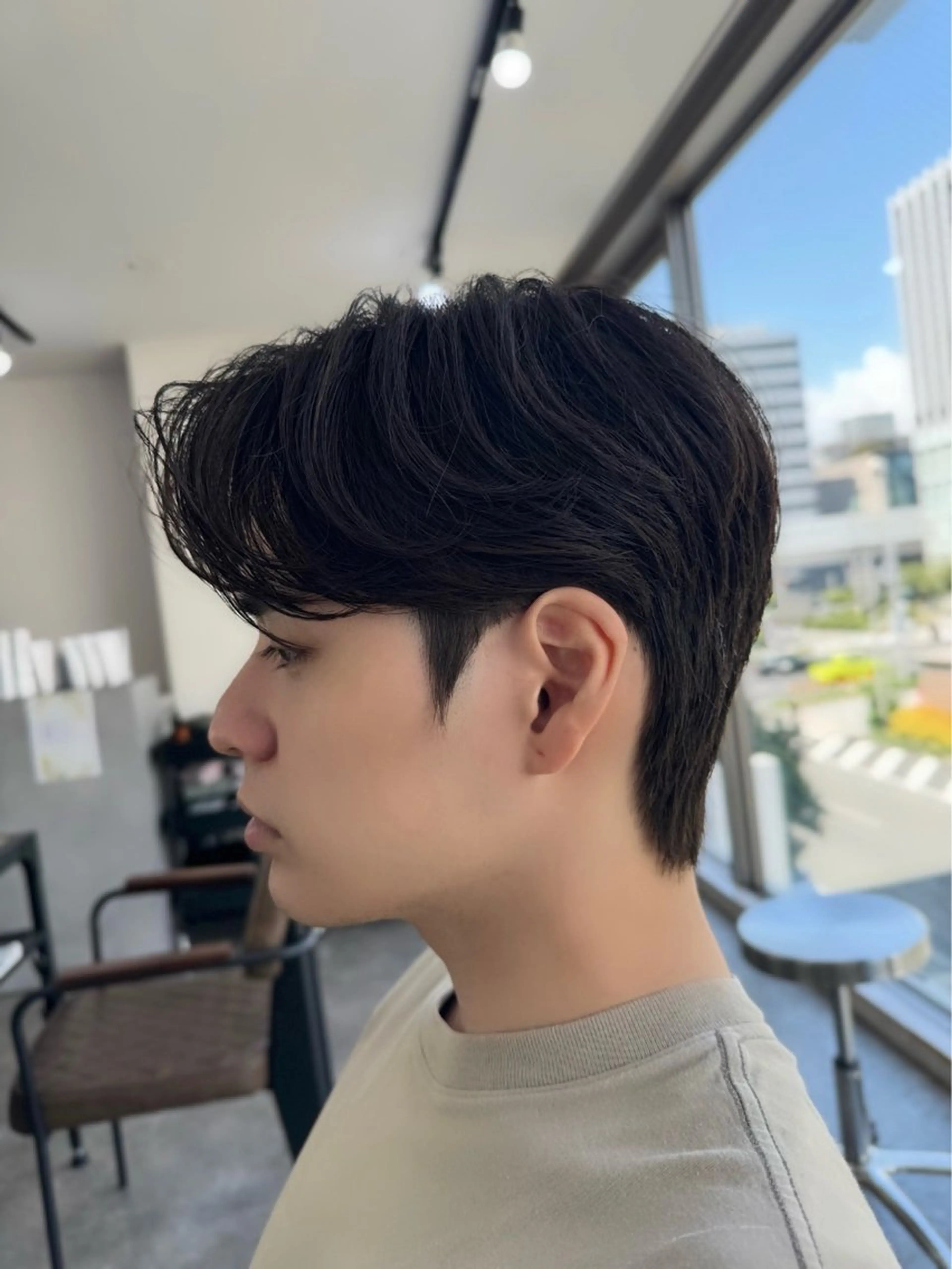 パーマ メンズ ダウンパーマ カルマパーマ メンズパーマ カット パーマ 韓国メンズ特化 土屋 光太郎のヘアスタイル