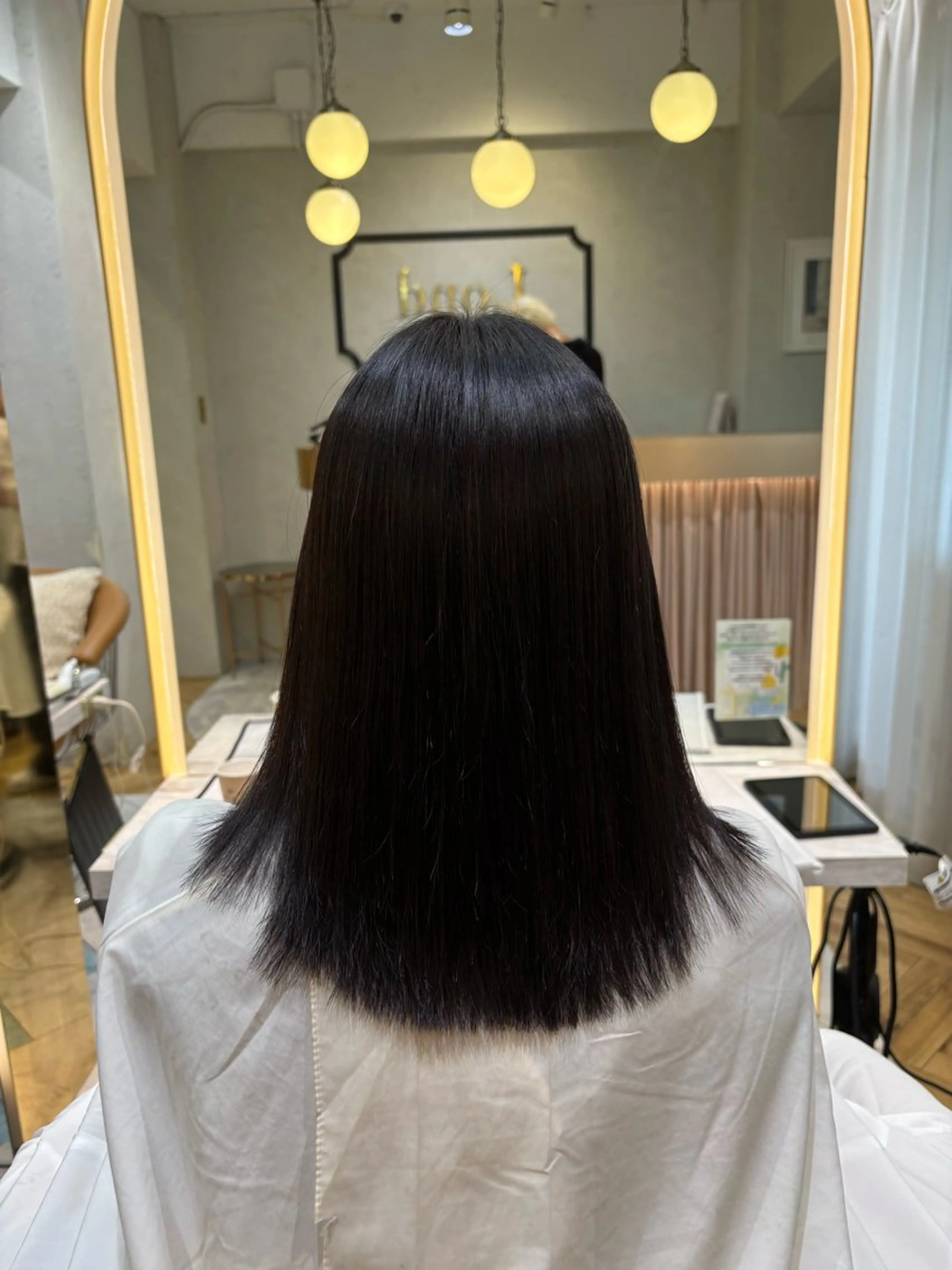 ミディアム 縮毛矯正 韓国🇰🇷ヘア/艶 カラー/Shinのヘアスタイル