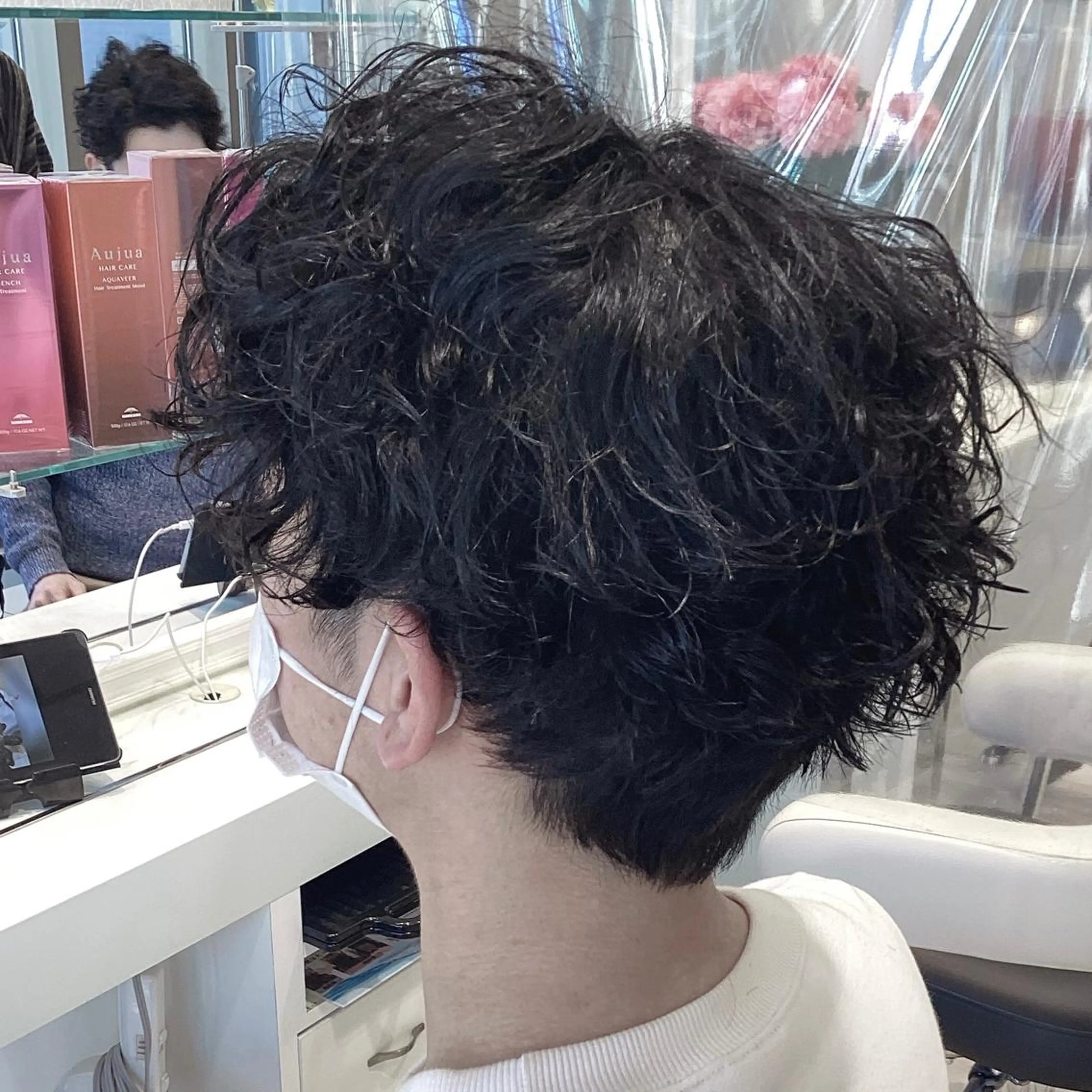 パーマ メンズ メンズパーマ カット パーマ トリートメント メンズ縮毛矯正 ♠️店長下平隼人のヘアスタイル