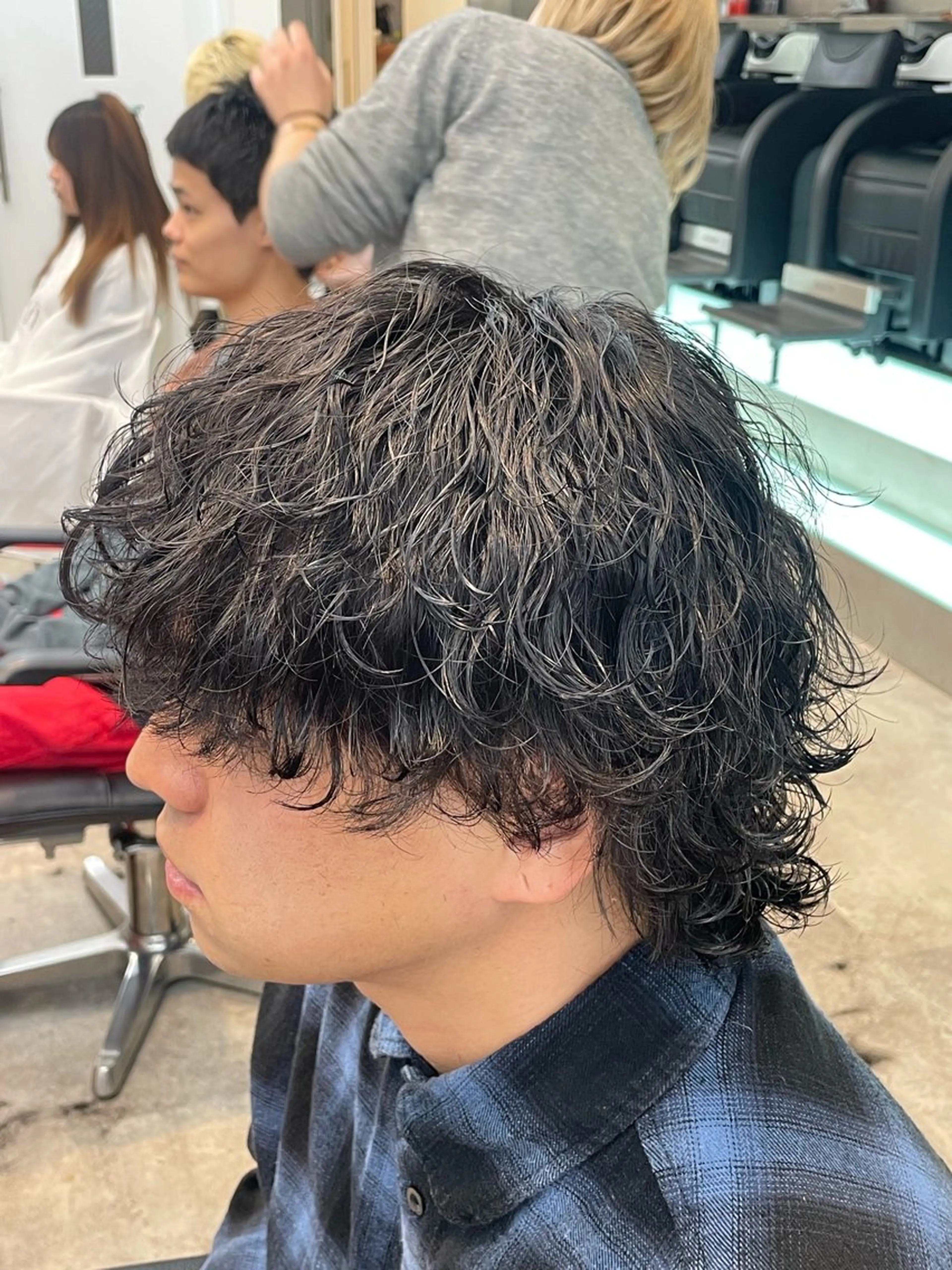 ショート パーマ メンズ メンズパーマ メンズ特化型美容師 sakuraのヘアスタイル