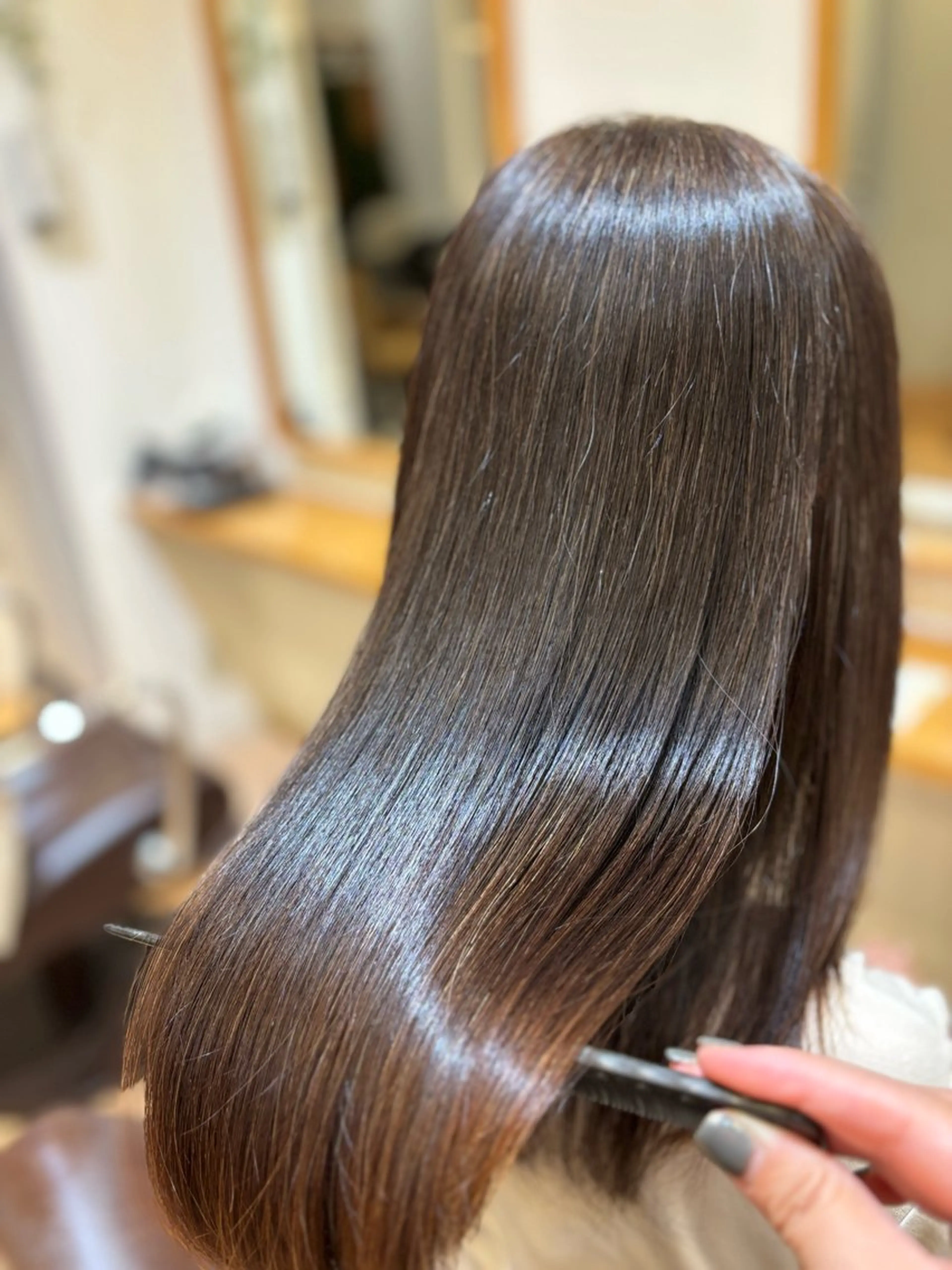 ロング 髪質改善 トリートメント loops北山田所属・すなが/パーマカット モデル募集中のヘアスタイル