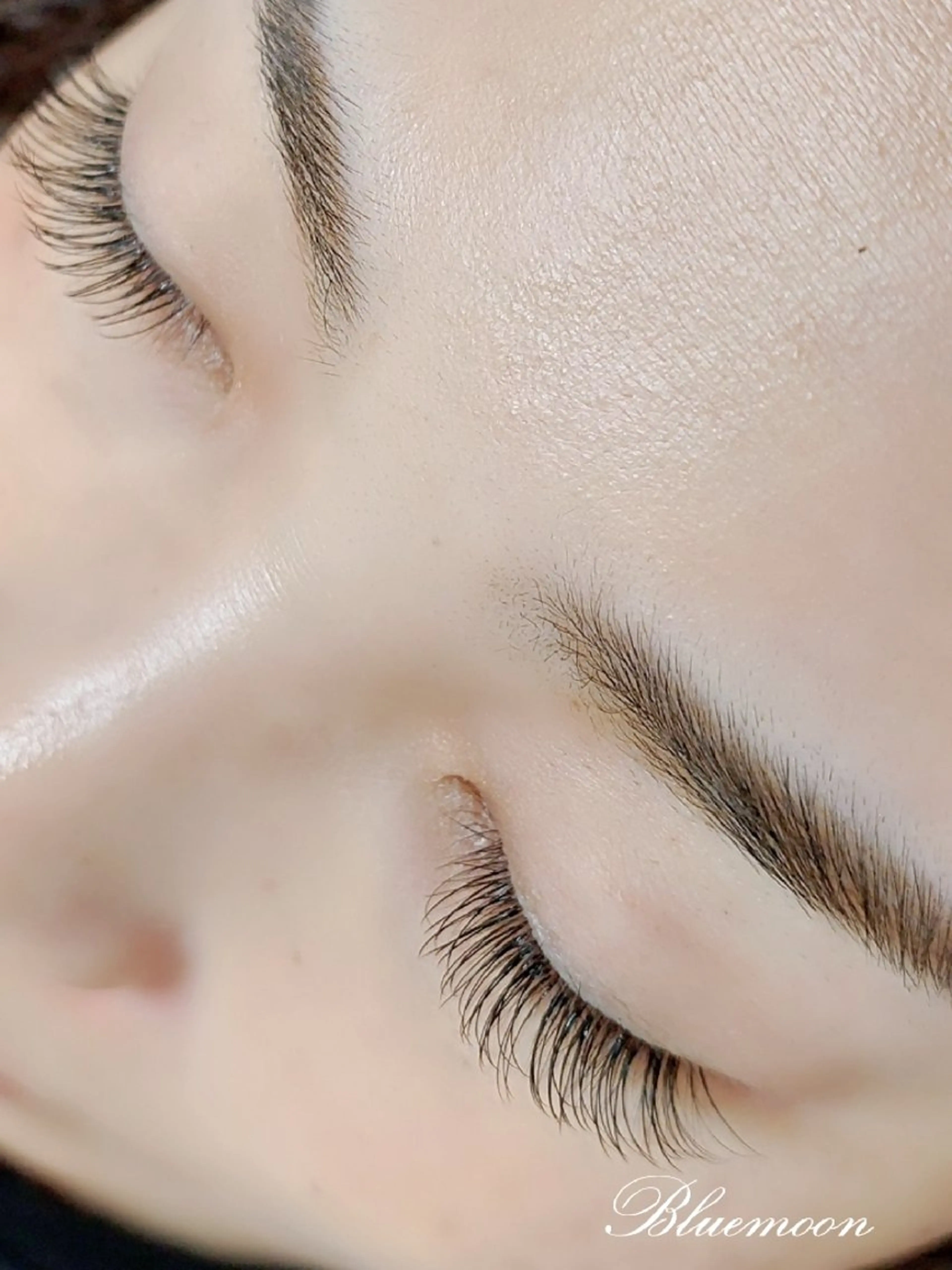 マツエク・マツパ フラットラッシュ Bluemoon所属・Blue moonのマツエク・マツパデザイン