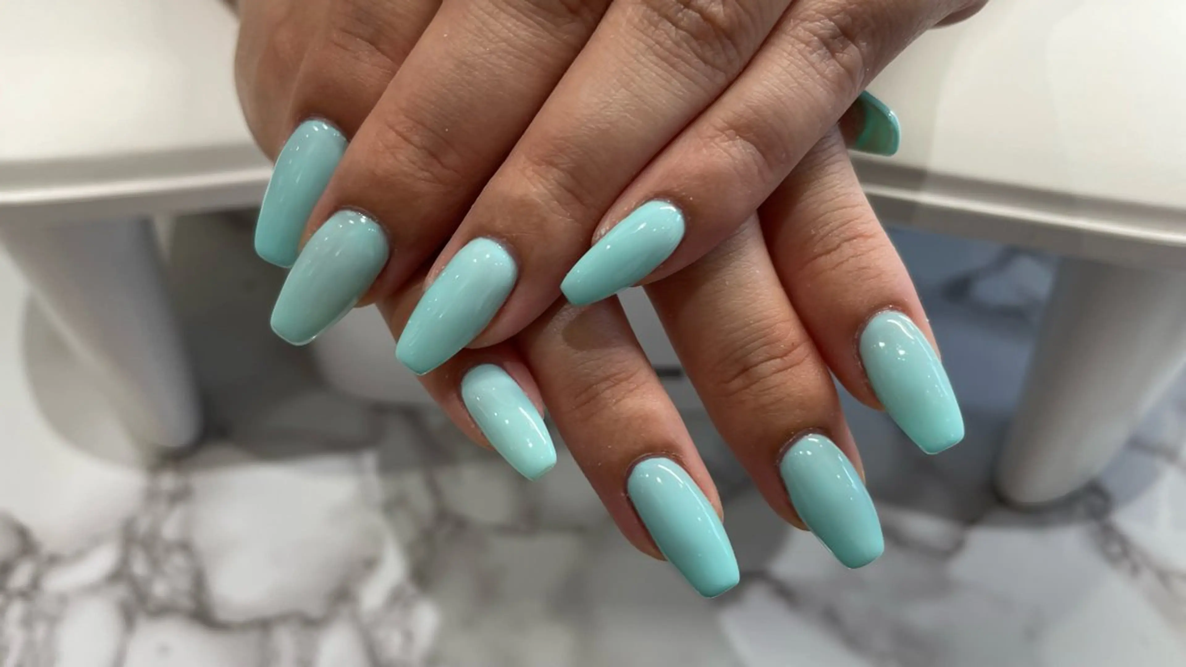 チップ長さだしワンカラーの写真