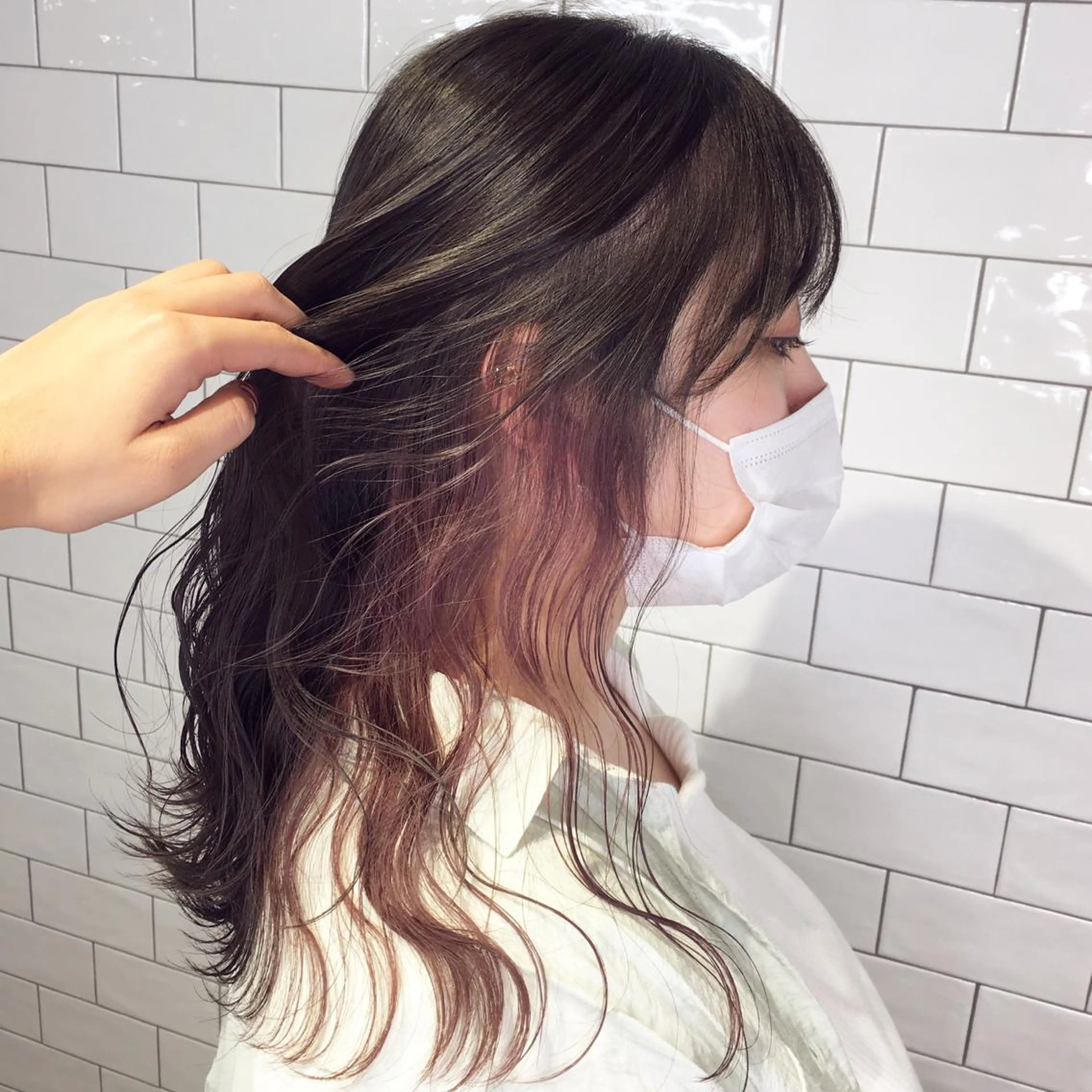 ロング カラー もり まりものヘアスタイル
