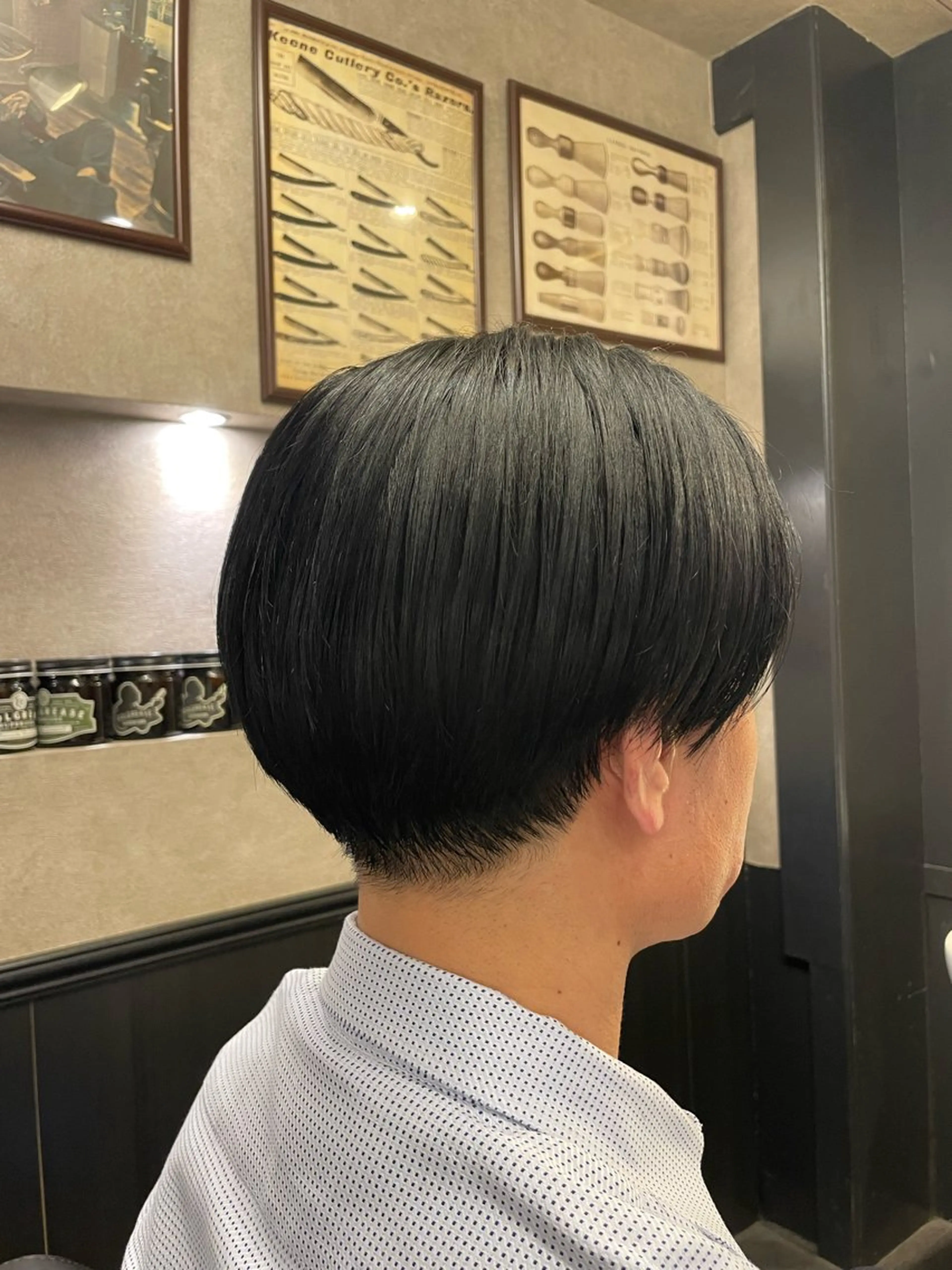 ショート カラー メンズ BroTokyo Barbershop 有楽町店所属・SAKI SAKIのヘアスタイル