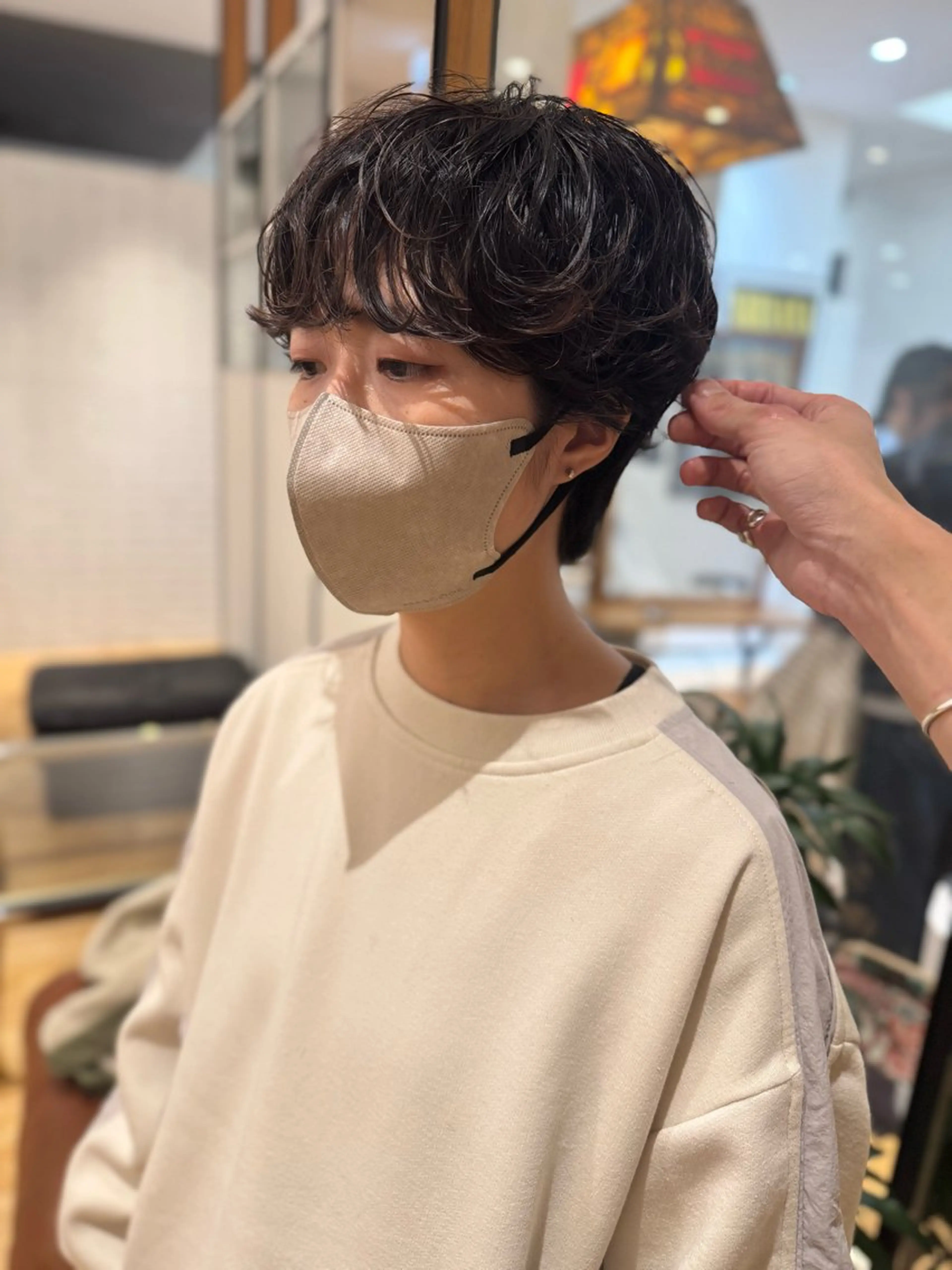 ショート LUAU HAKU所属・REN大阪梅田美容室 ショートパーマ特化のヘアスタイル