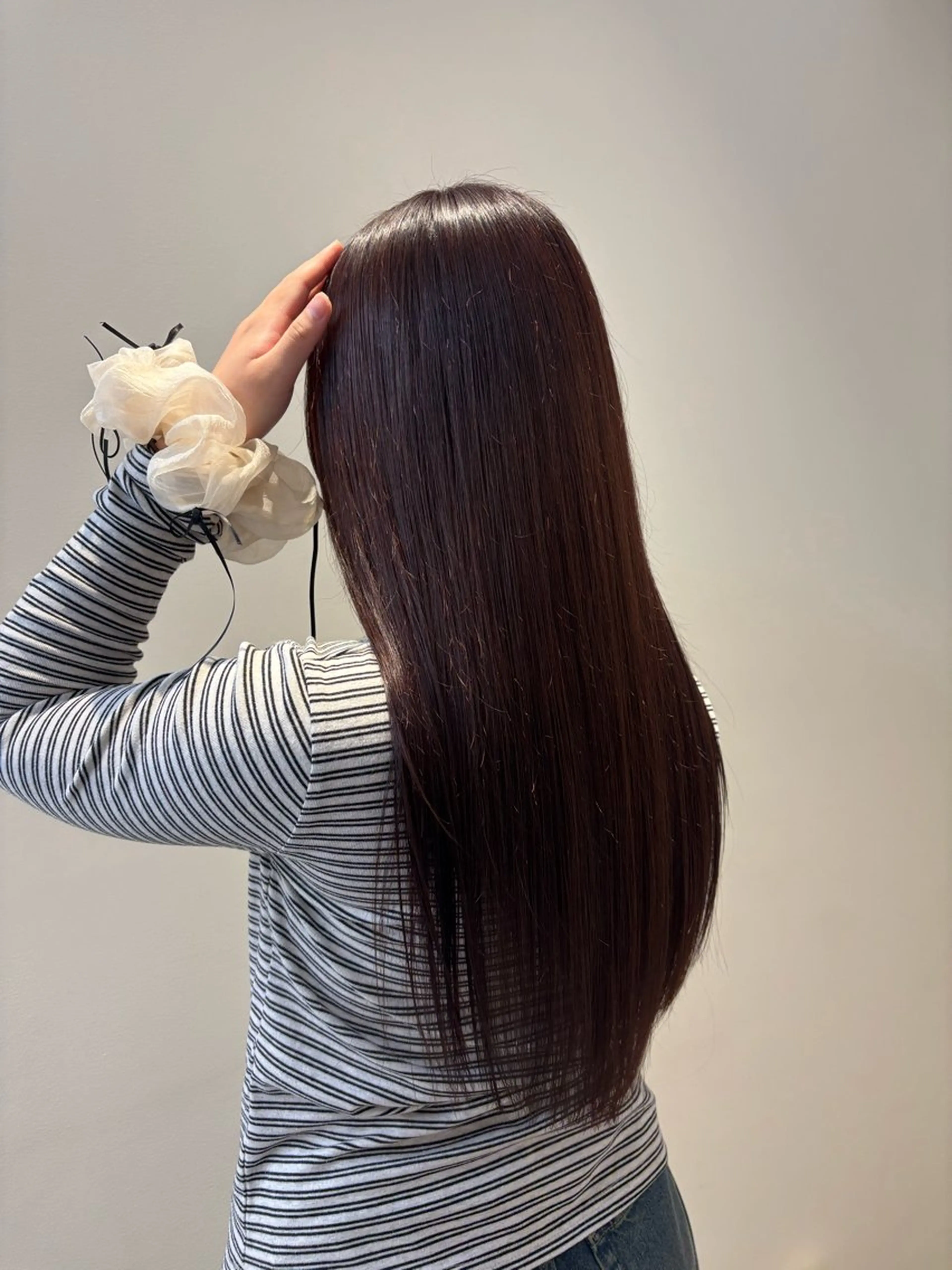 カラー 暗髪／艶髪／渋谷/ モモカ🎀のヘアスタイル