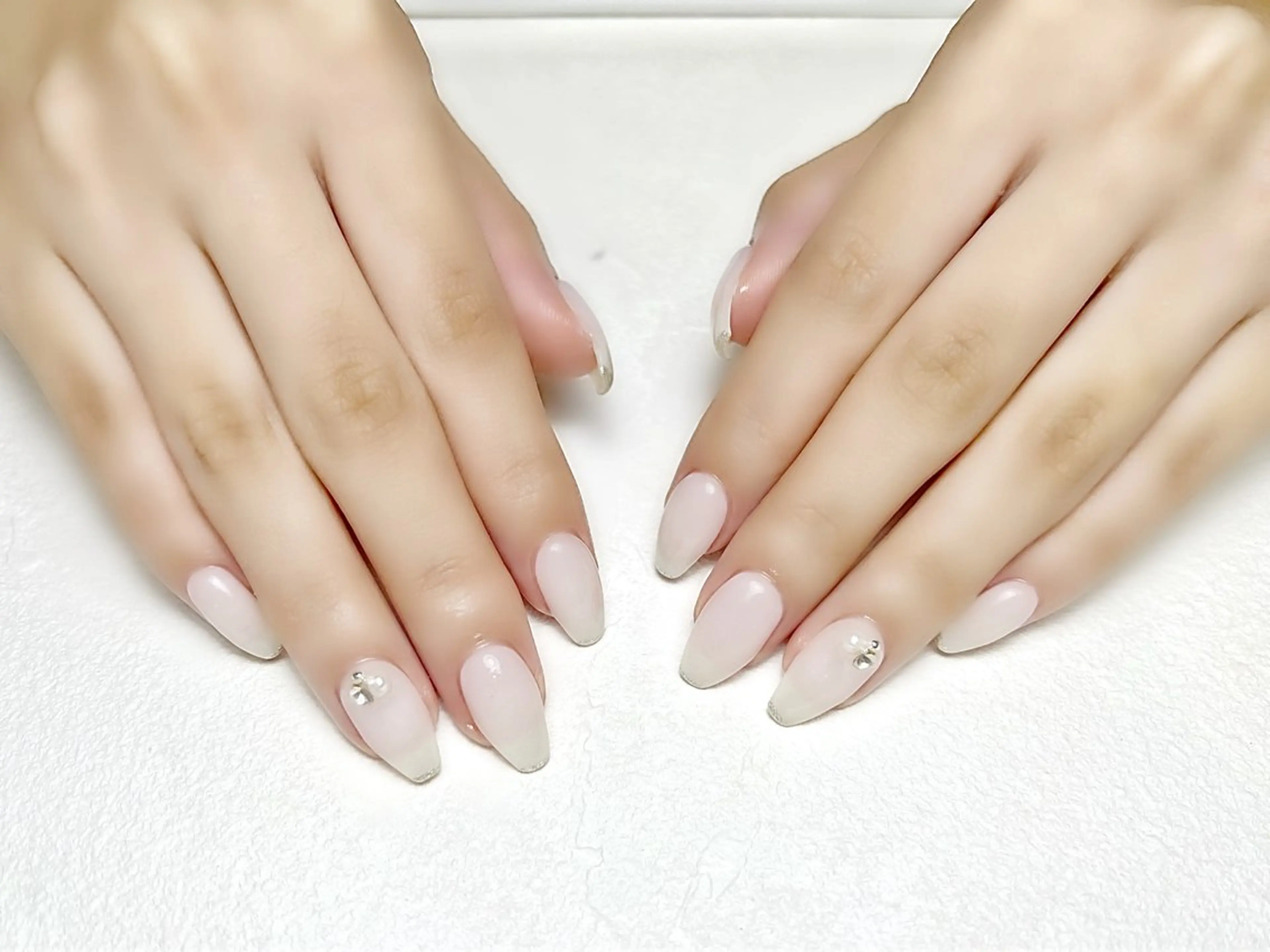 ネイル ラメ(グリッター) オフィスネイル ワンカラーネイル rouse nail RISATOのネイルデザイン