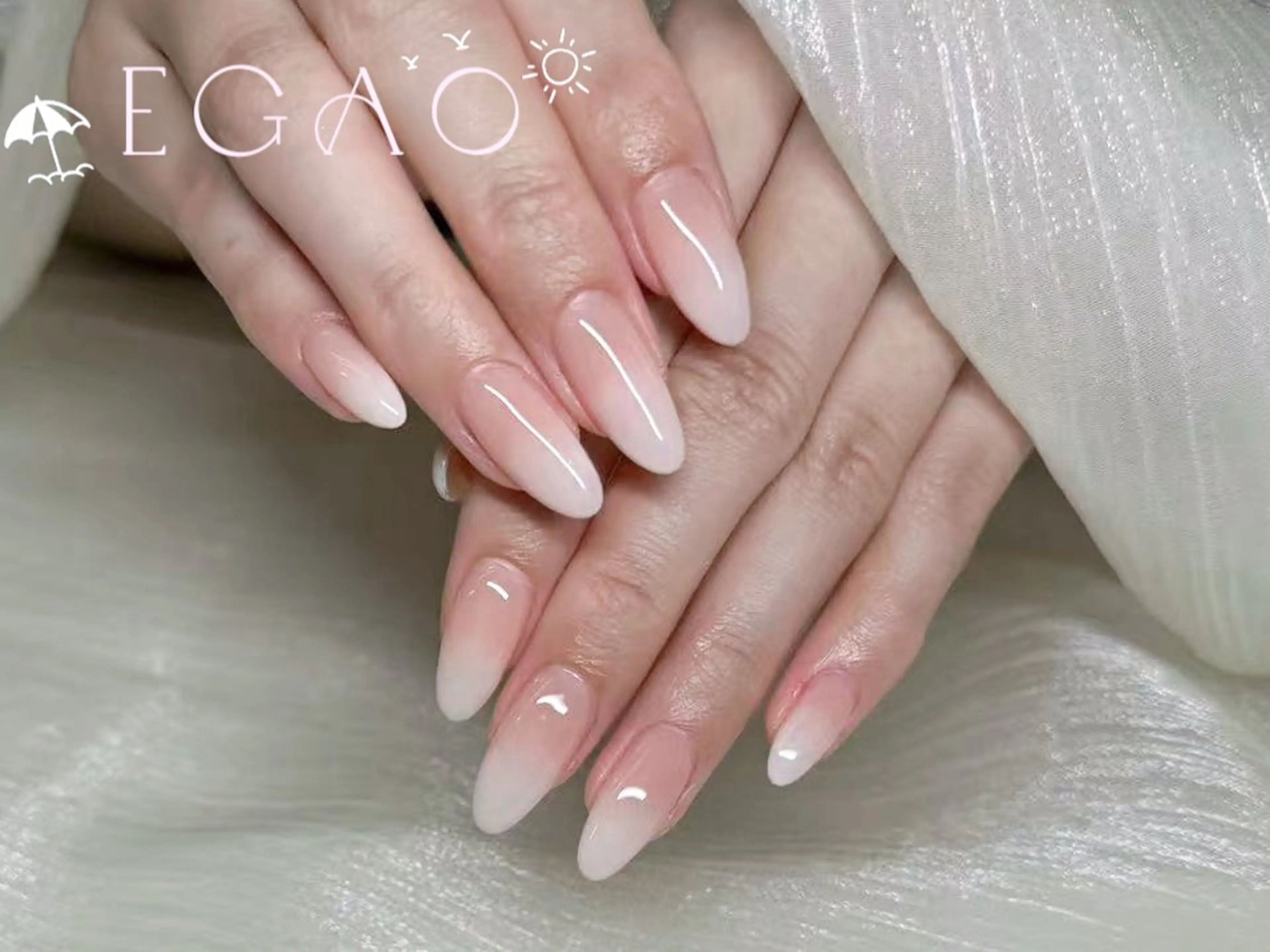 ネイル アートネイル フットネイル フレンチネイル ジェルネイル グラデーション ハンドネイル Egao Nail Salonのネイルデザイン